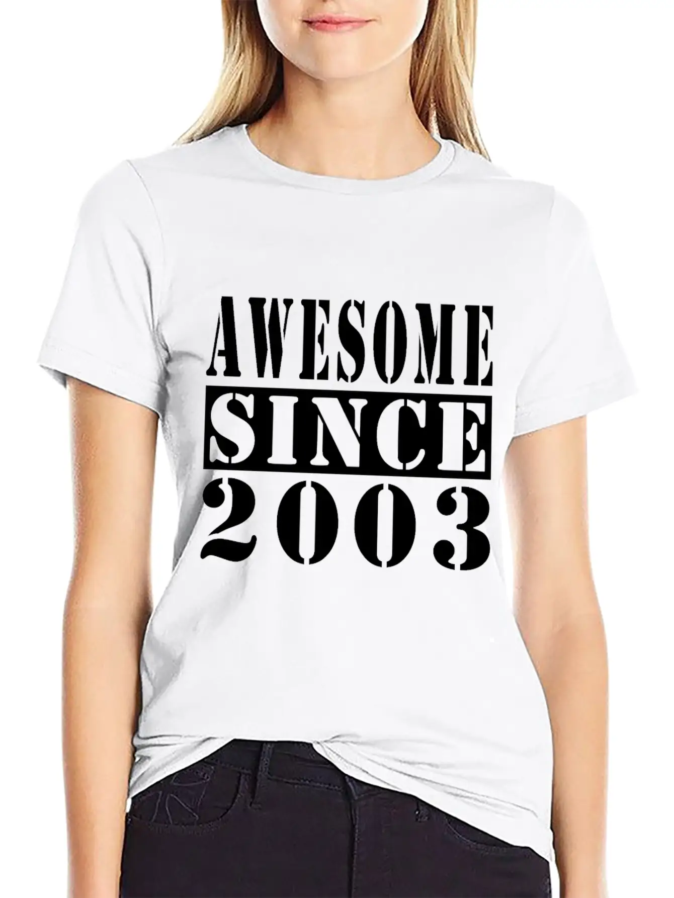 Vintage 2003 Birthday Retro Vintage Gift Casual Graphic T-Shirt – Simple And Comfortable Daily Wear