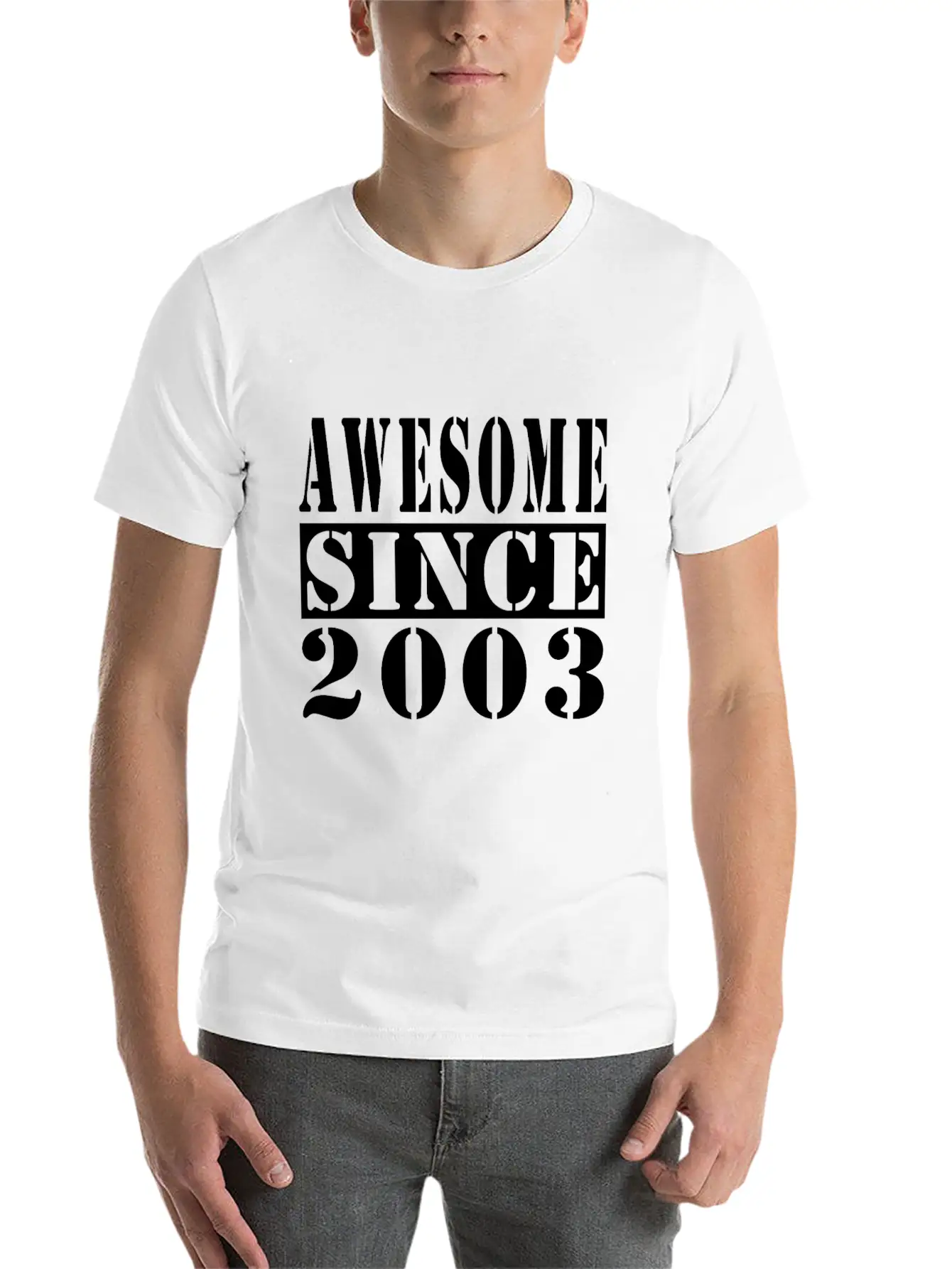 Vintage 2003 Birthday Retro Vintage Gift Casual Graphic T-Shirt – Simple And Comfortable Daily Wear