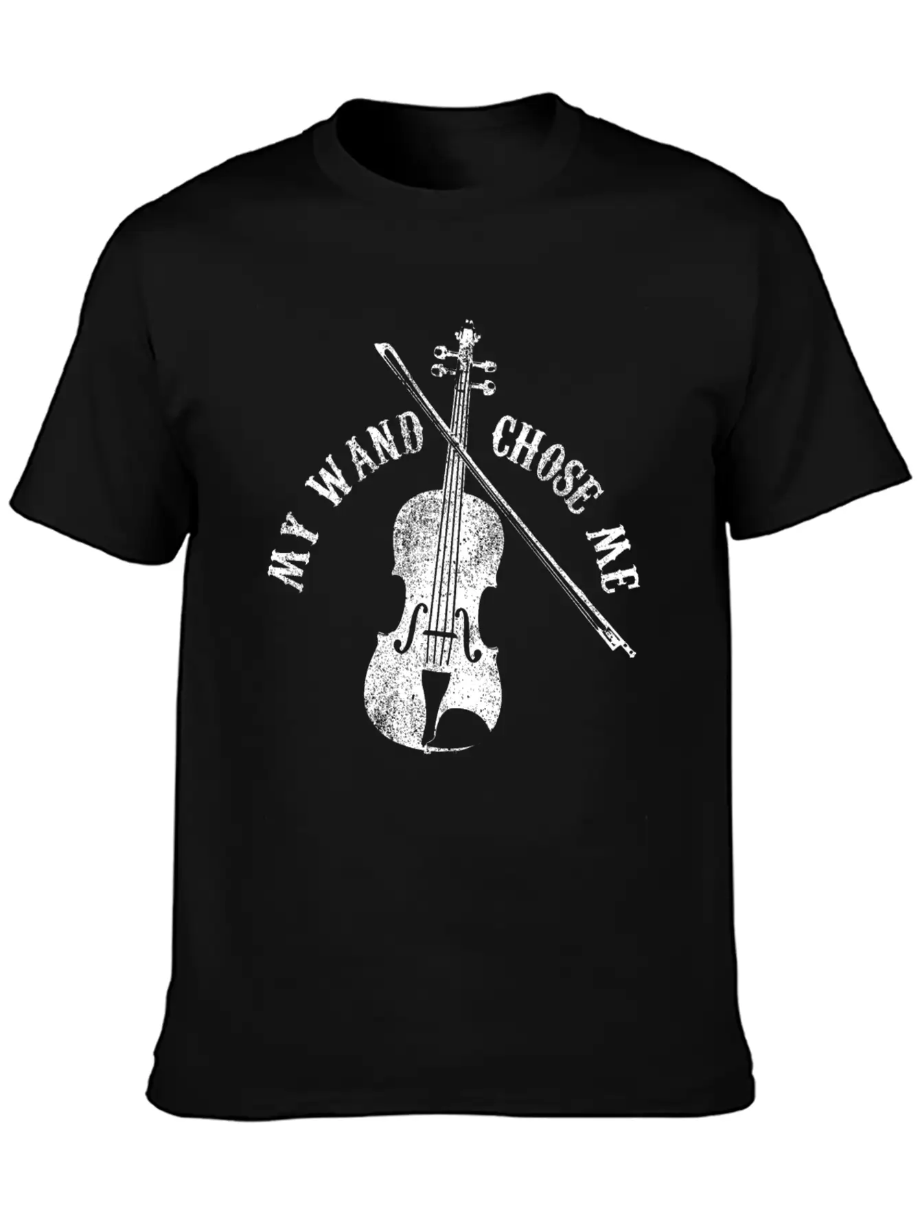 Violin - My Wand Chose Me Classic Cotton Tee – Unisex Comfort For Any Season