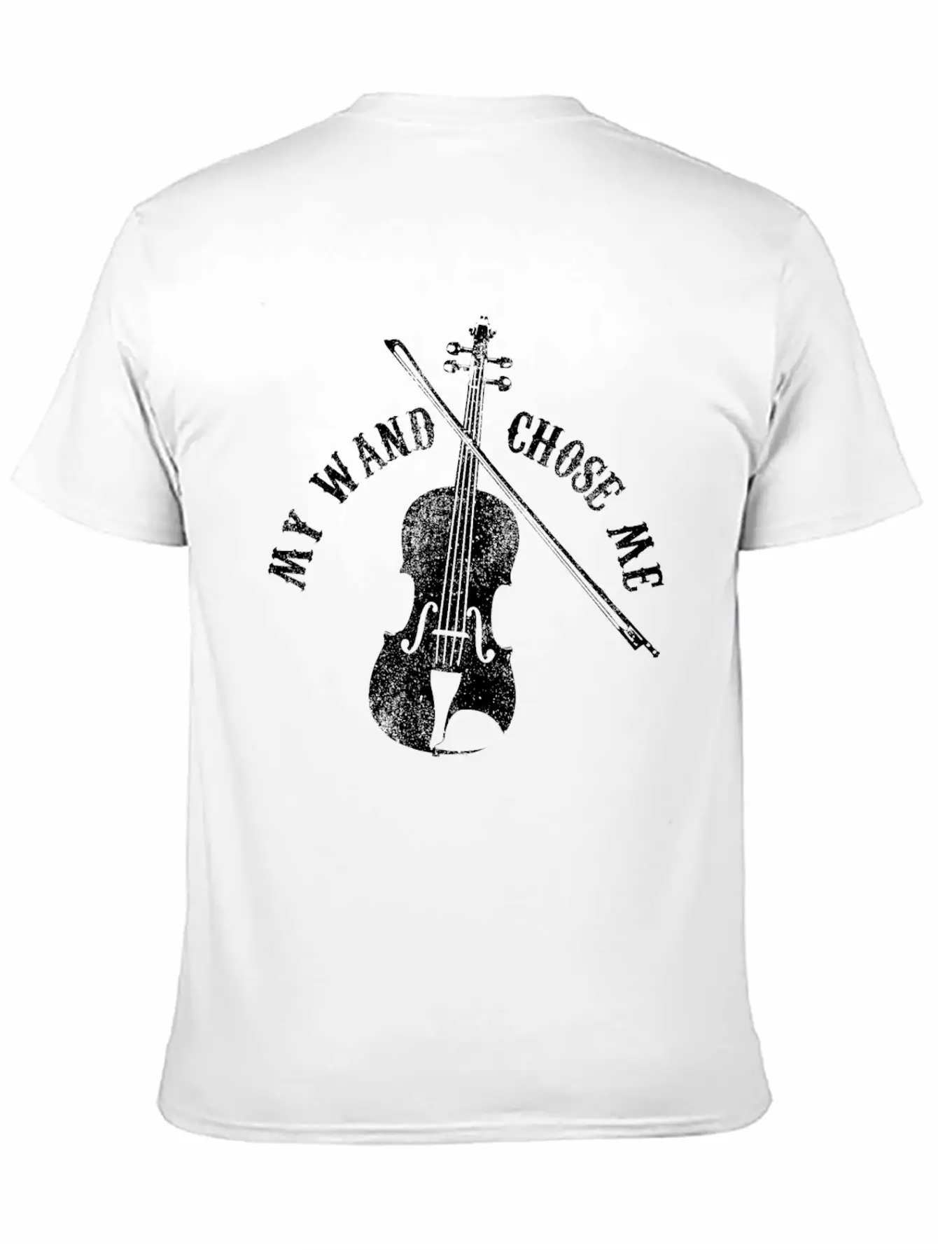 Violin - My Wand Chose Me Classic Cotton Tee – Unisex Comfort For Any Season