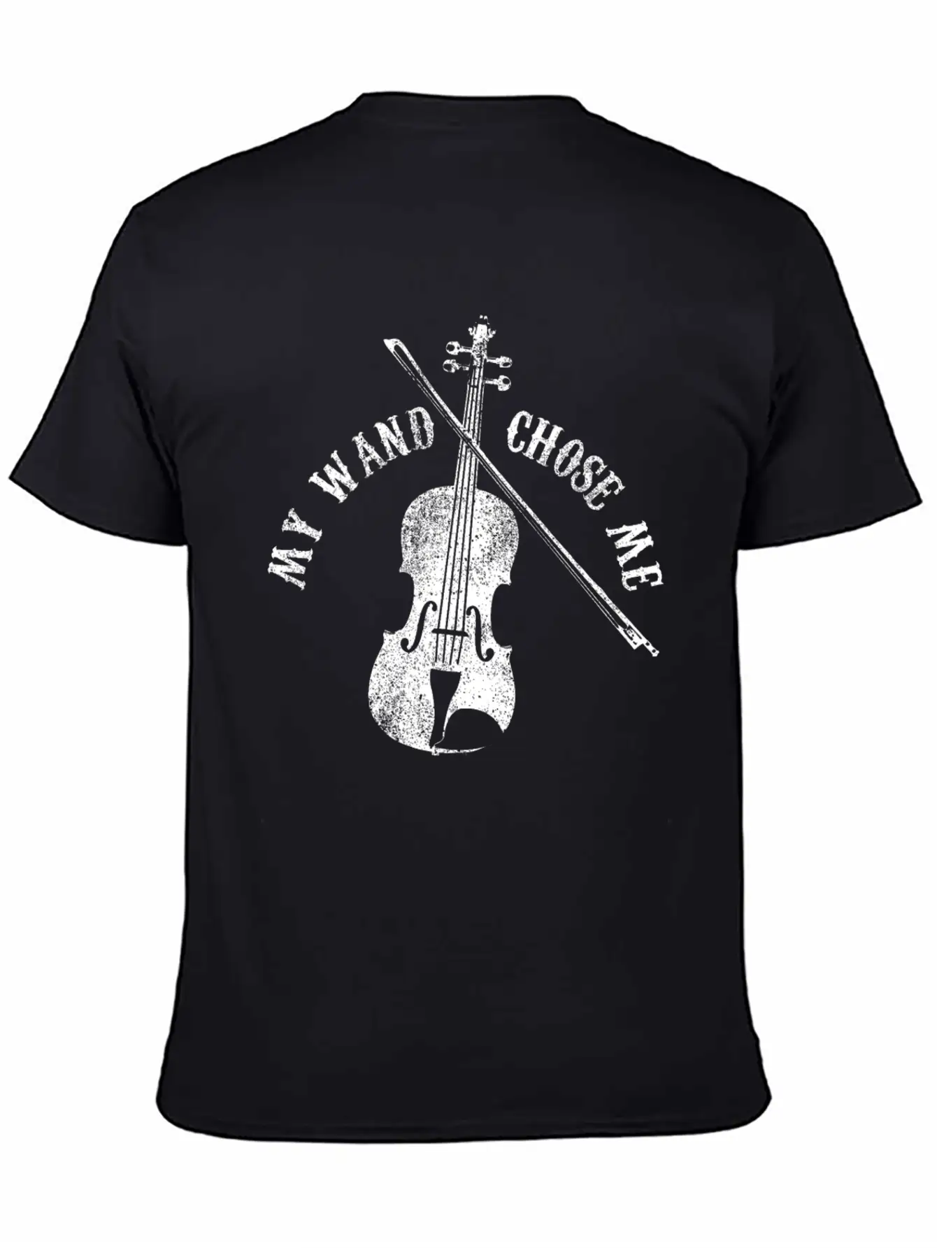 Violin - My Wand Chose Me Classic Cotton Tee – Unisex Comfort For Any Season