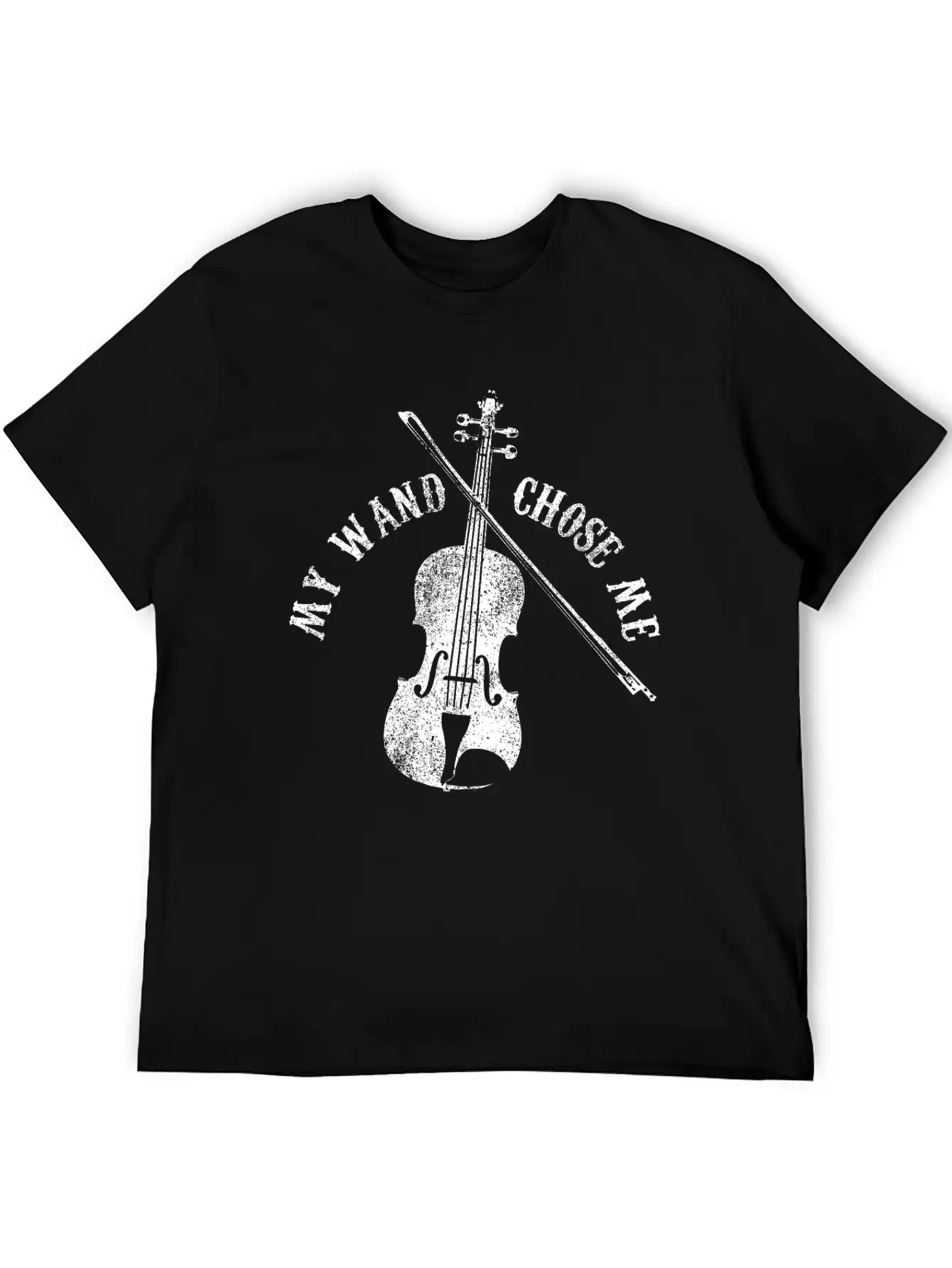 Violin - My Wand Chose Me Classic Cotton Tee – Unisex Comfort For Any Season