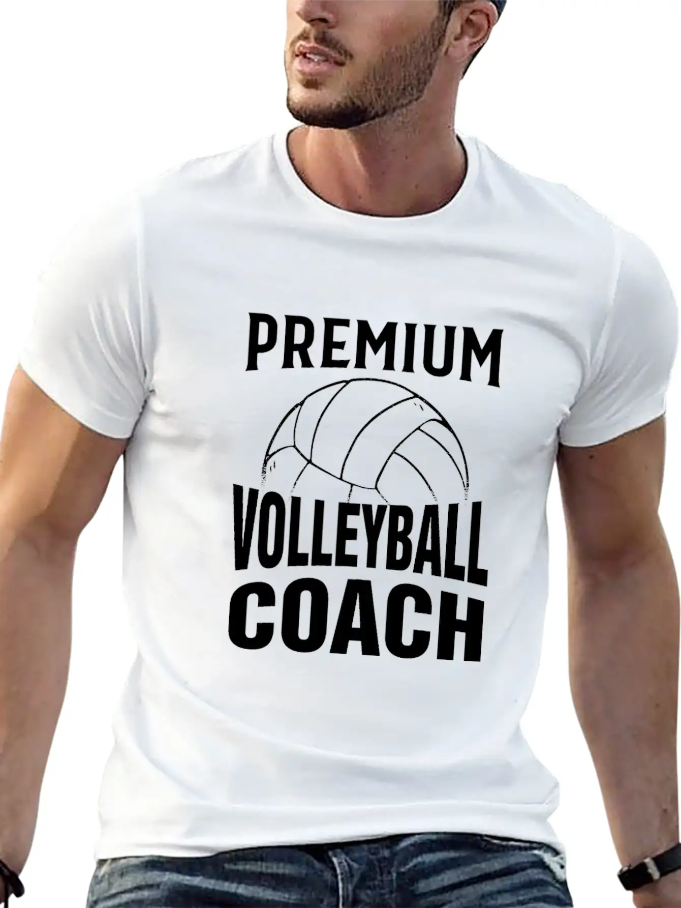 Volleyball Coach Classic Cotton Tee – Unisex Comfort For Any Season