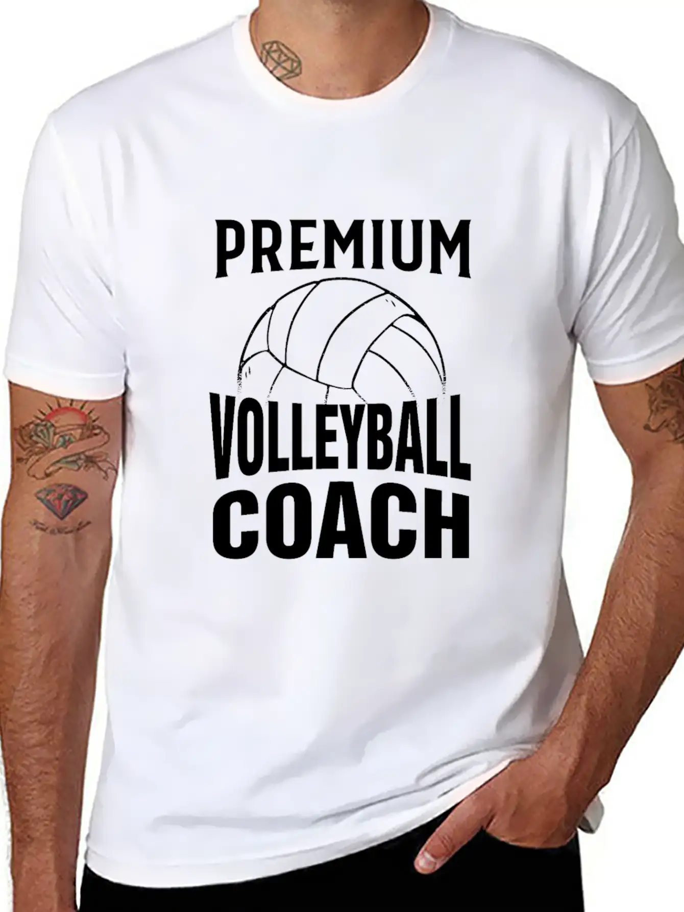 Volleyball Coach Classic Cotton Tee – Unisex Comfort For Any Season