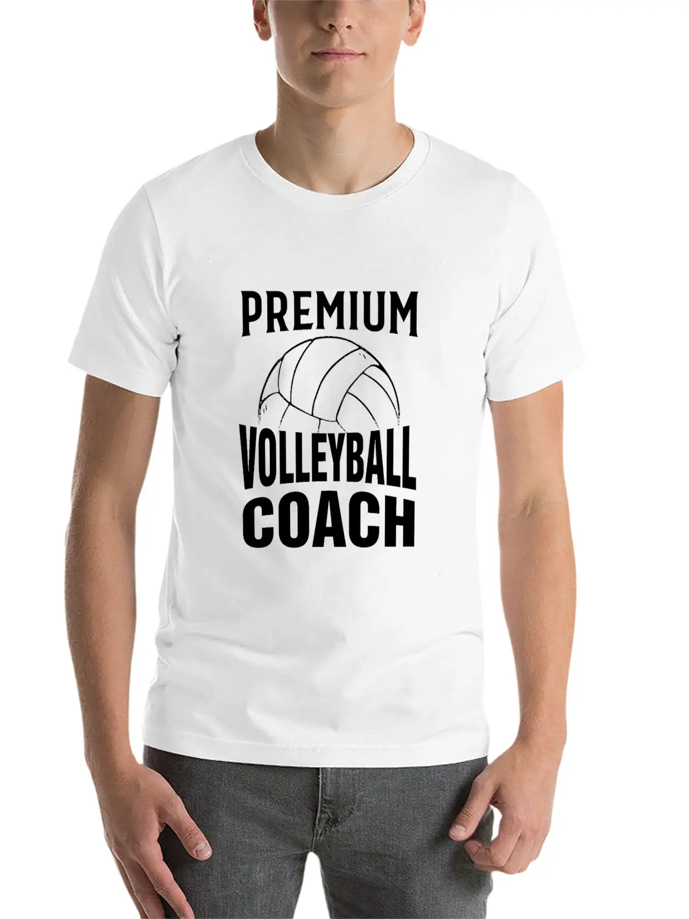 Volleyball Coach Classic Cotton Tee – Unisex Comfort For Any Season