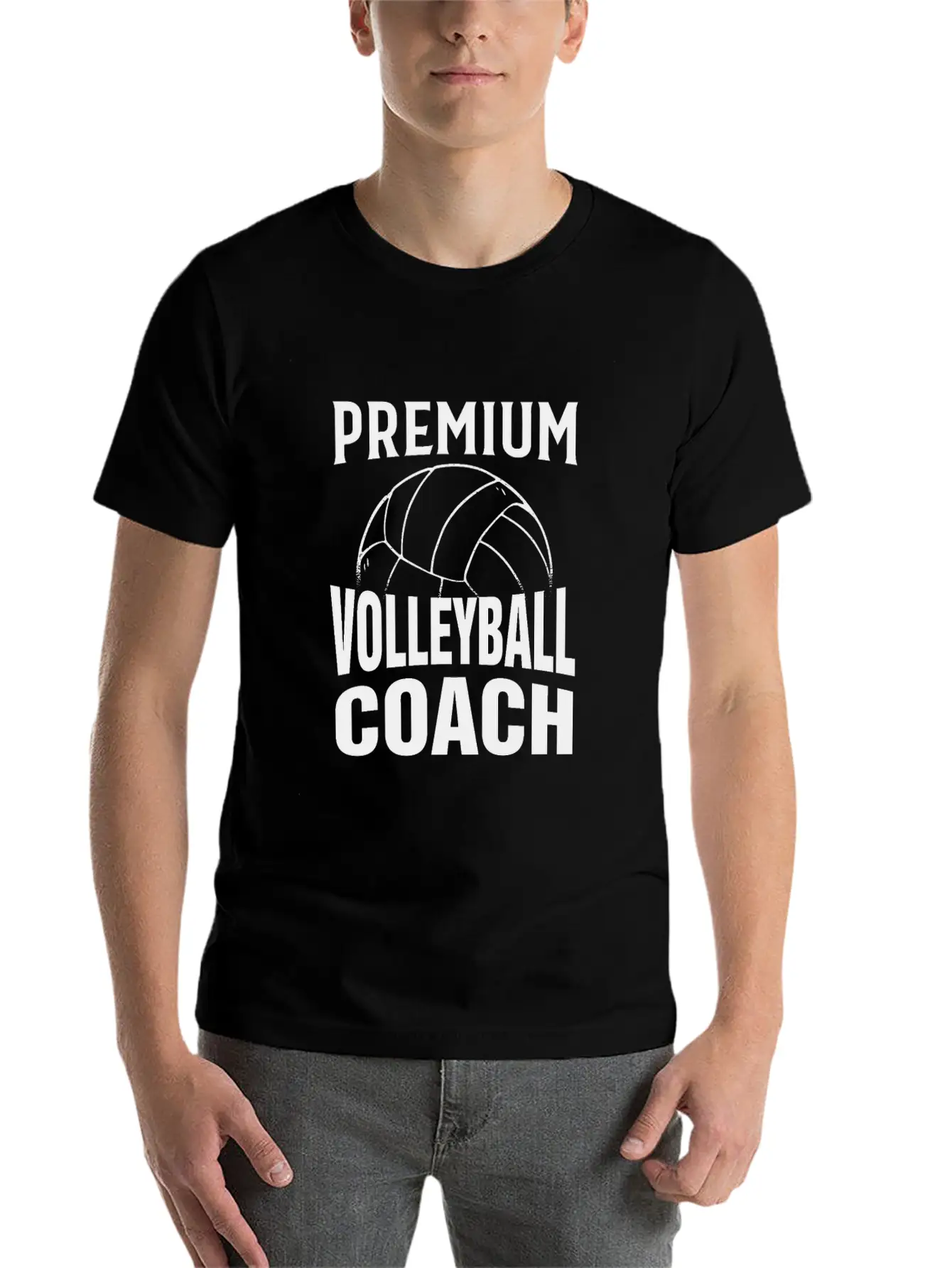 Volleyball Coach Classic Cotton Tee – Unisex Comfort For Any Season