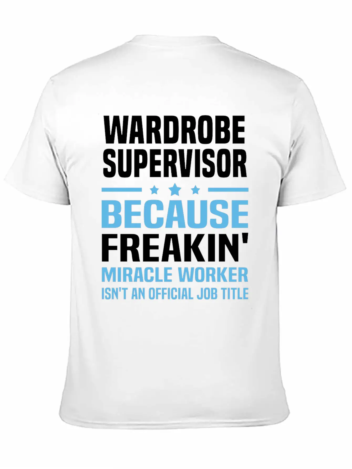 Wardrobe Supervisor Classic Cotton Tee – Unisex Comfort For Any Season