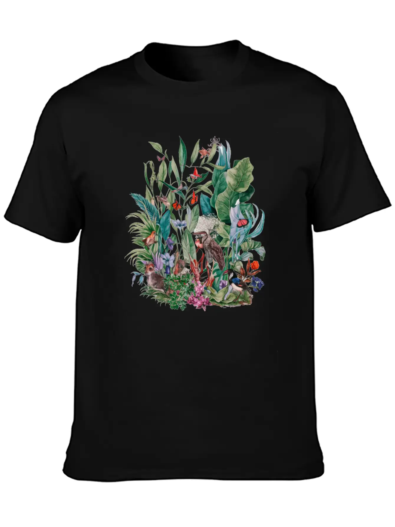 Watercolor Botanical Plants Floral Classic Cotton Tee – Unisex Comfort For Any Season