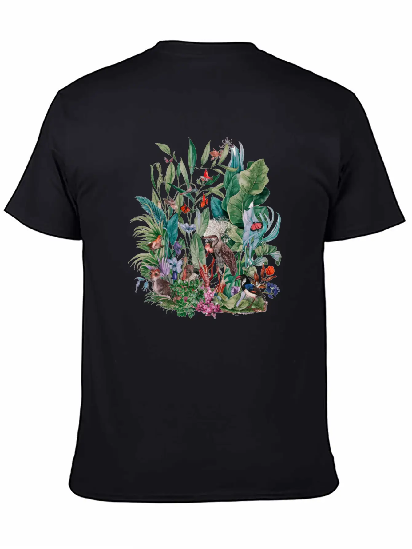 Watercolor Botanical Plants Floral Classic Cotton Tee – Unisex Comfort For Any Season