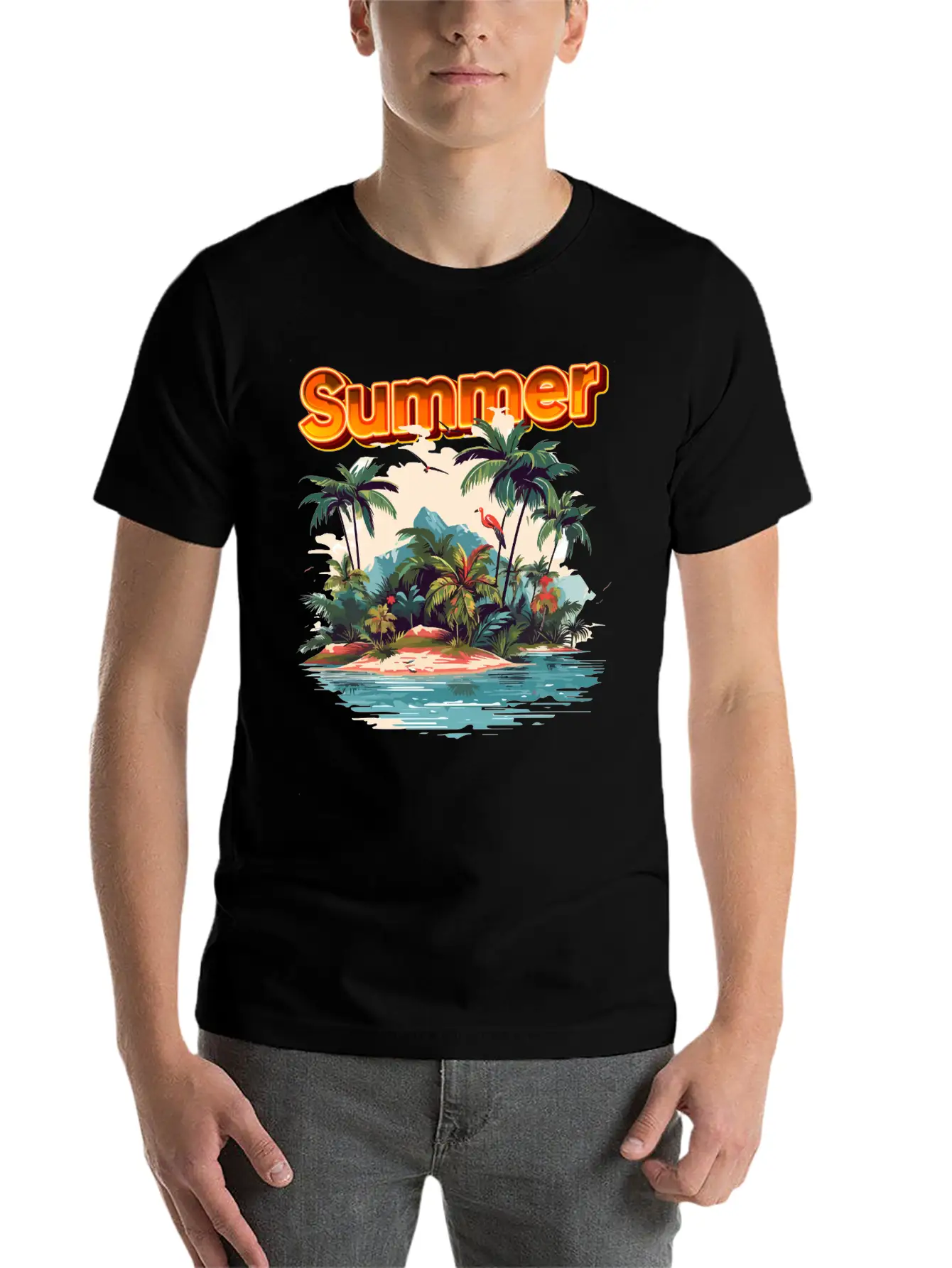 WAVES Essential Unisex Summer Tee – Soft Cotton Casual Fit