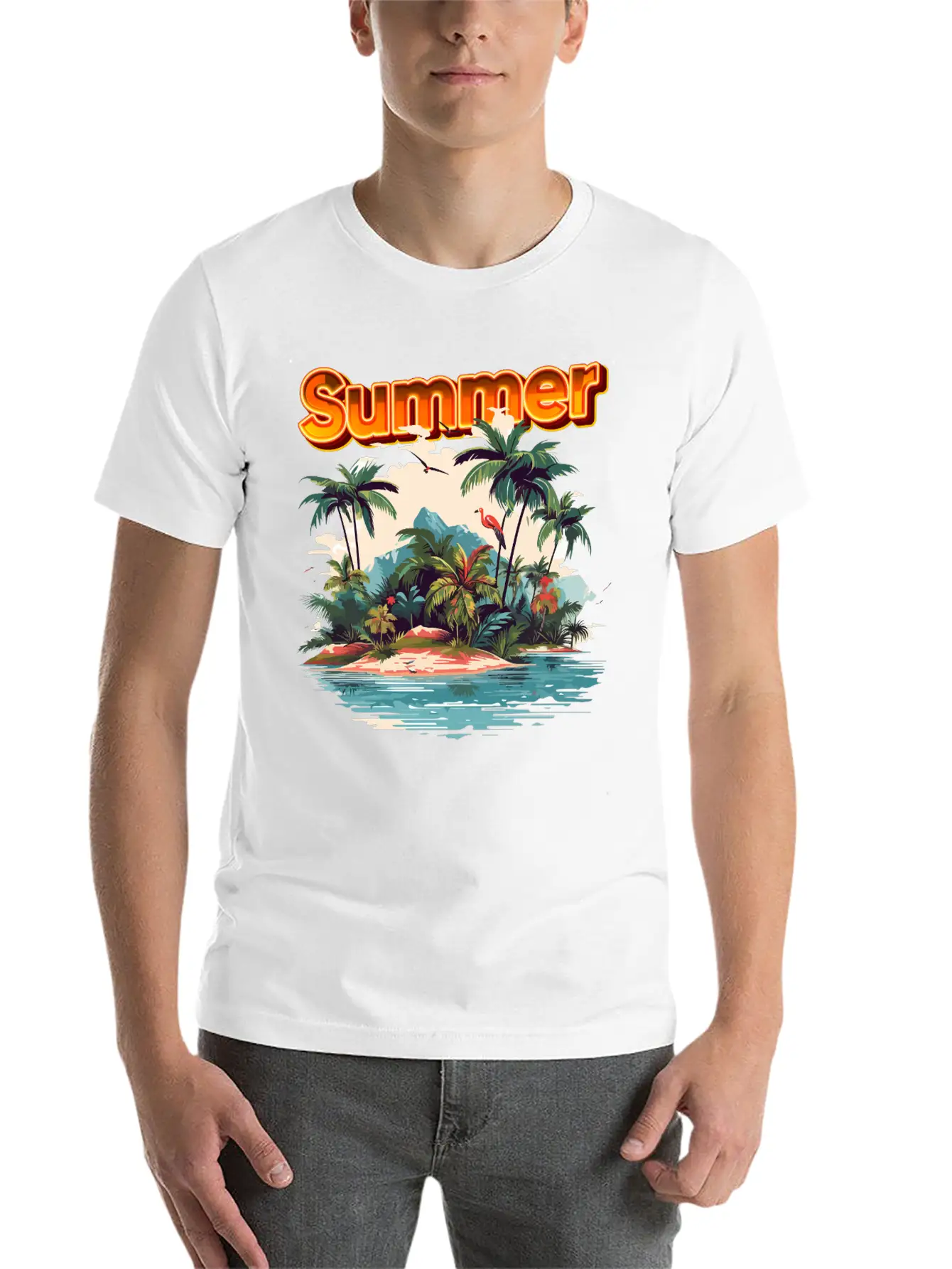 WAVES Essential Unisex Summer Tee – Soft Cotton Casual Fit