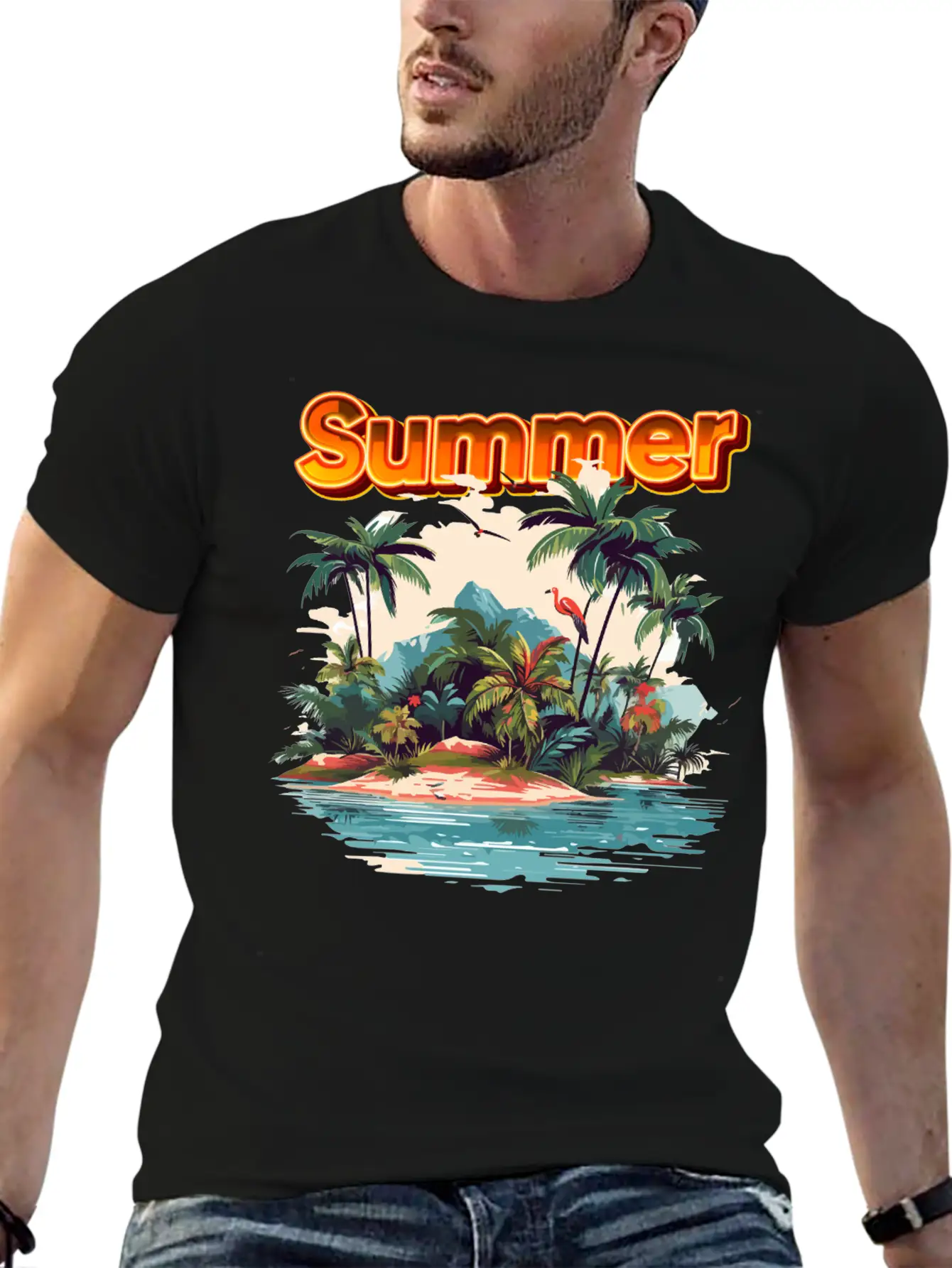 WAVES Essential Unisex Summer Tee – Soft Cotton Casual Fit
