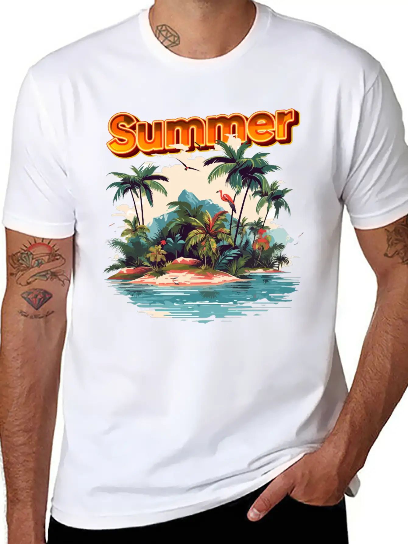 WAVES Essential Unisex Summer Tee – Soft Cotton Casual Fit