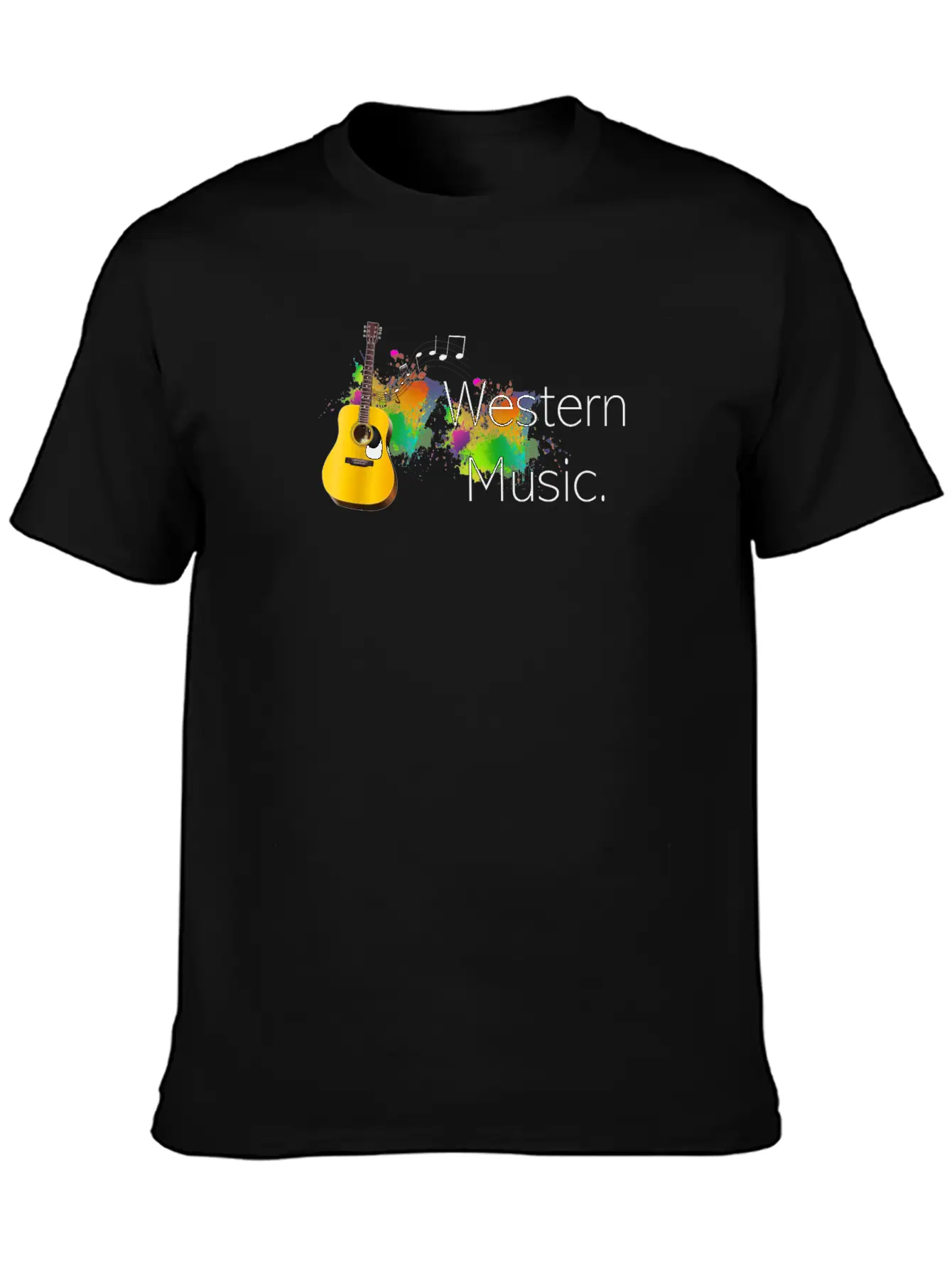 Western Music Classic Cotton Tee – Unisex Comfort For Any Season