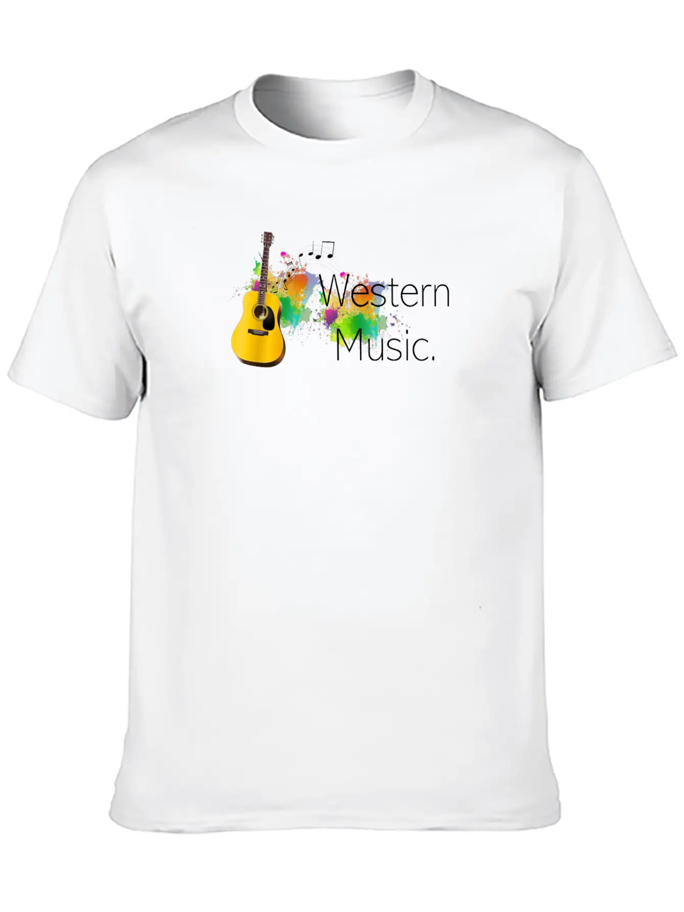 Western Music Classic Cotton Tee – Unisex Comfort For Any Season