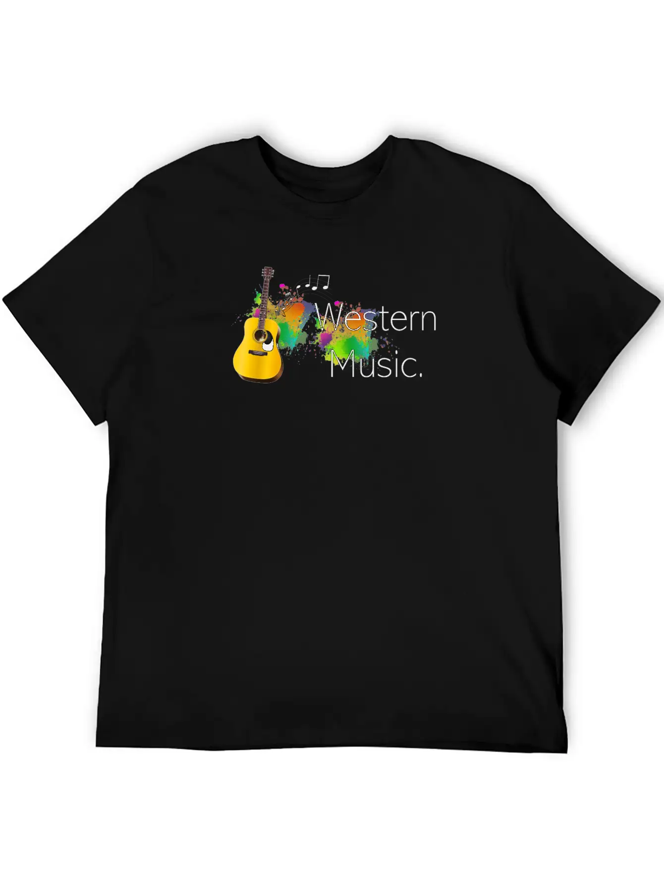 Western Music Classic Cotton Tee – Unisex Comfort For Any Season