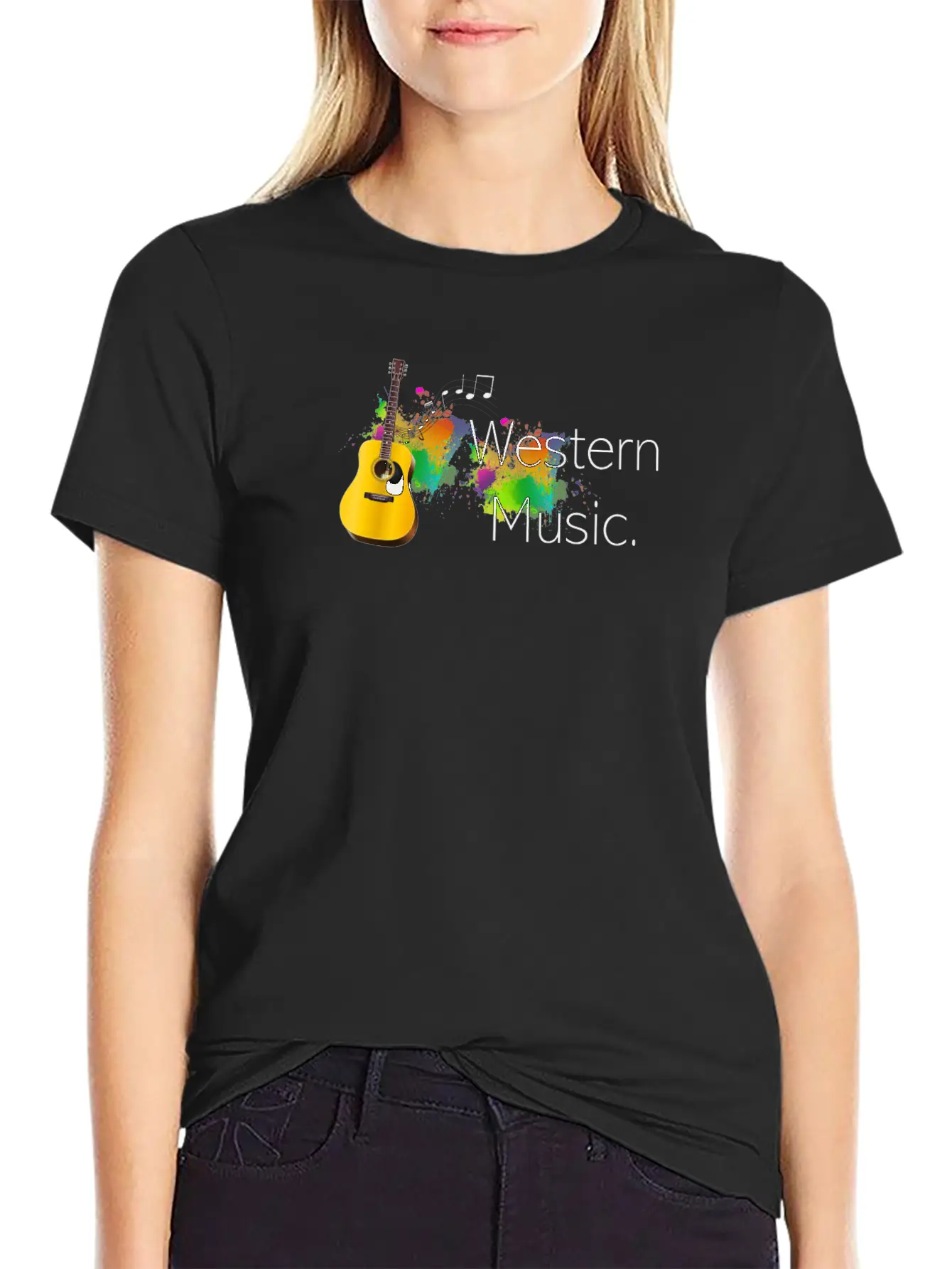 Western Music Classic Cotton Tee – Unisex Comfort For Any Season