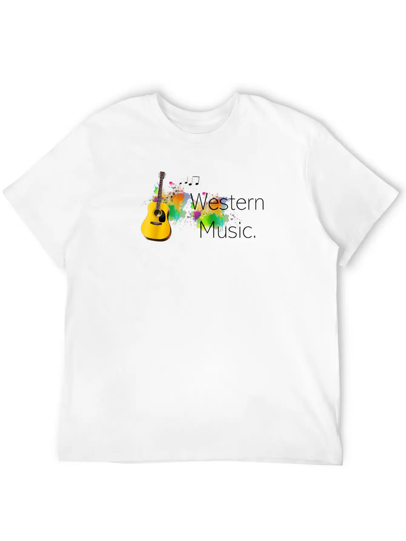 Western Music Classic Cotton Tee – Unisex Comfort For Any Season