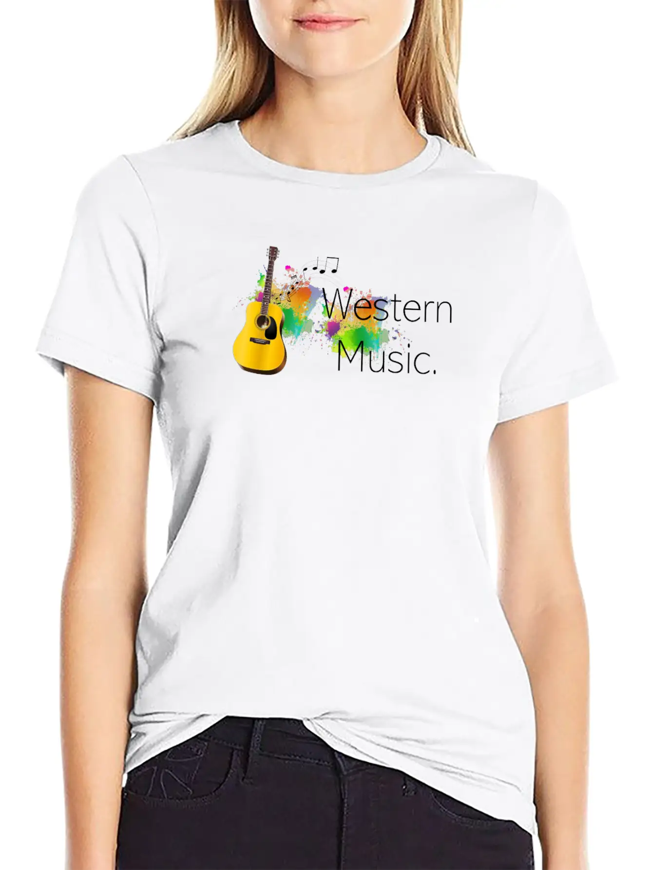 Western Music Classic Cotton Tee – Unisex Comfort For Any Season