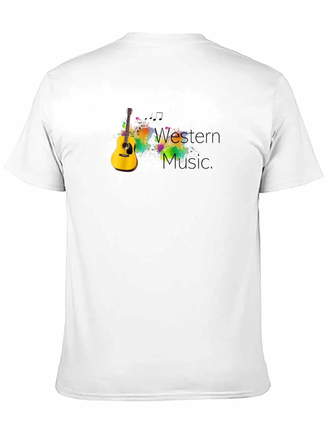 Western Music Classic Cotton Tee – Unisex Comfort For Any Season