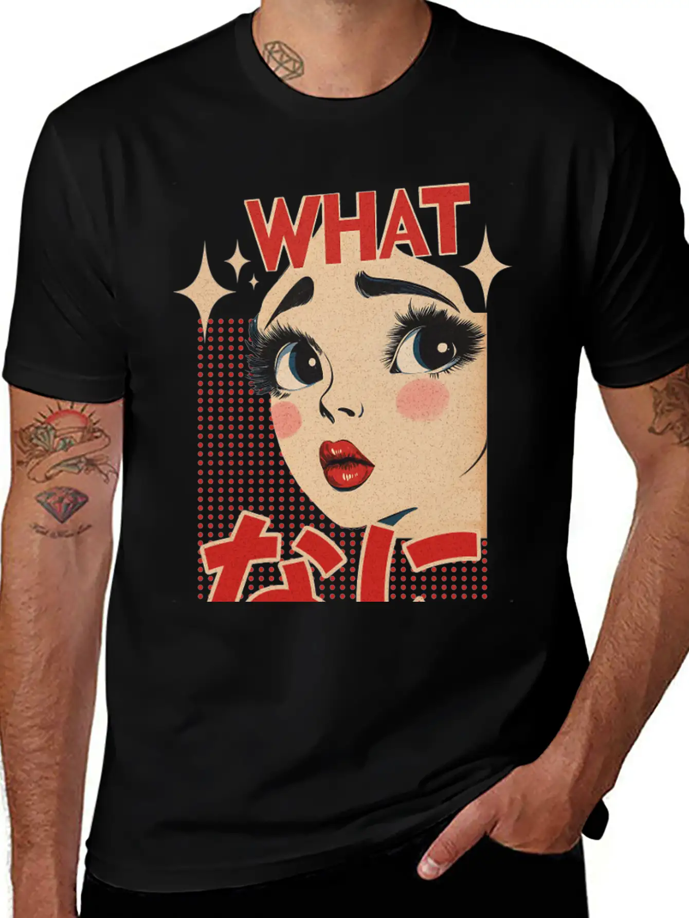 What Nani? Vintage Japanese Girl Essential Unisex Summer Tee – Soft Cotton Casual Fit