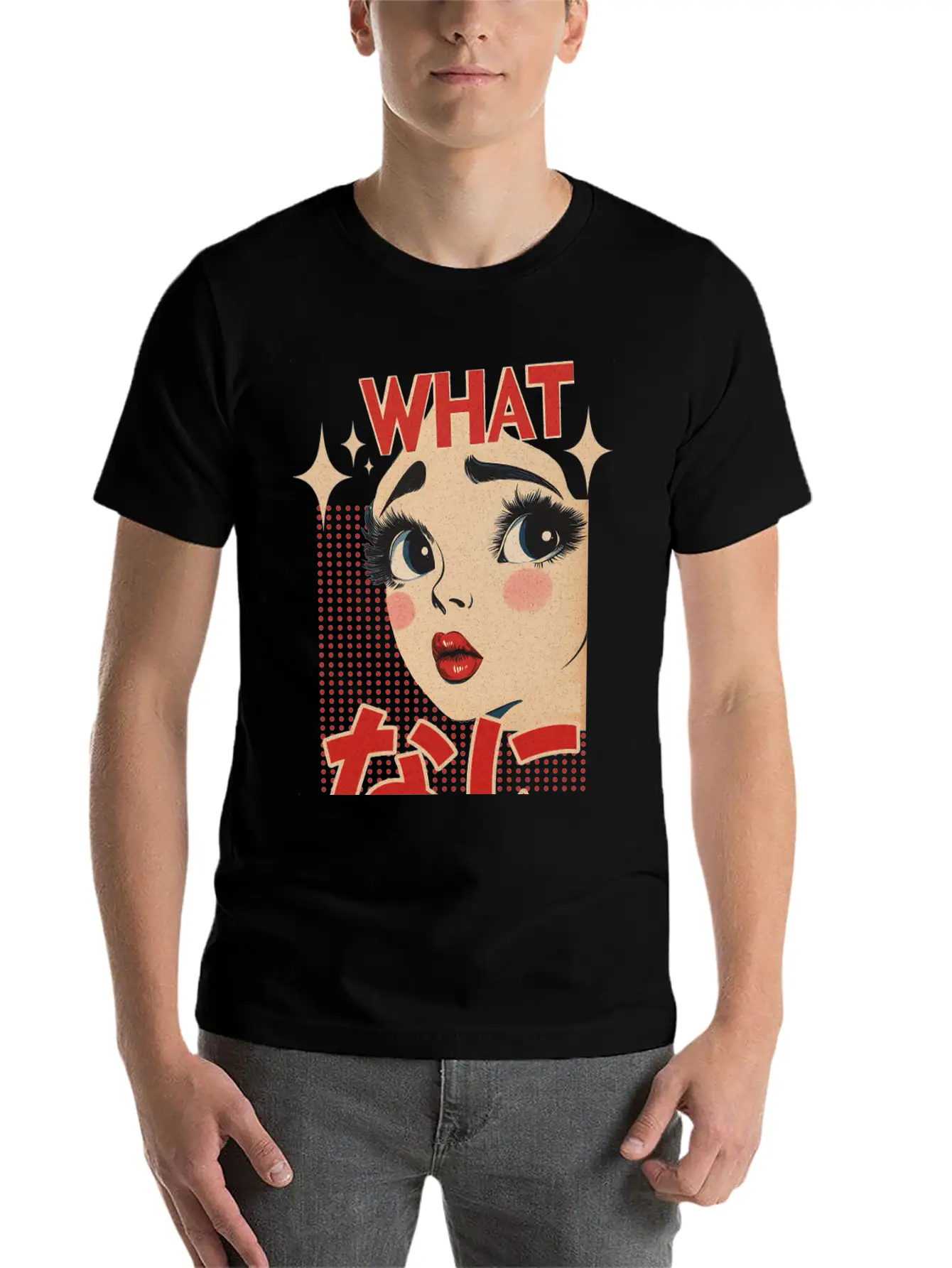 What Nani? Vintage Japanese Girl Essential Unisex Summer Tee – Soft Cotton Casual Fit