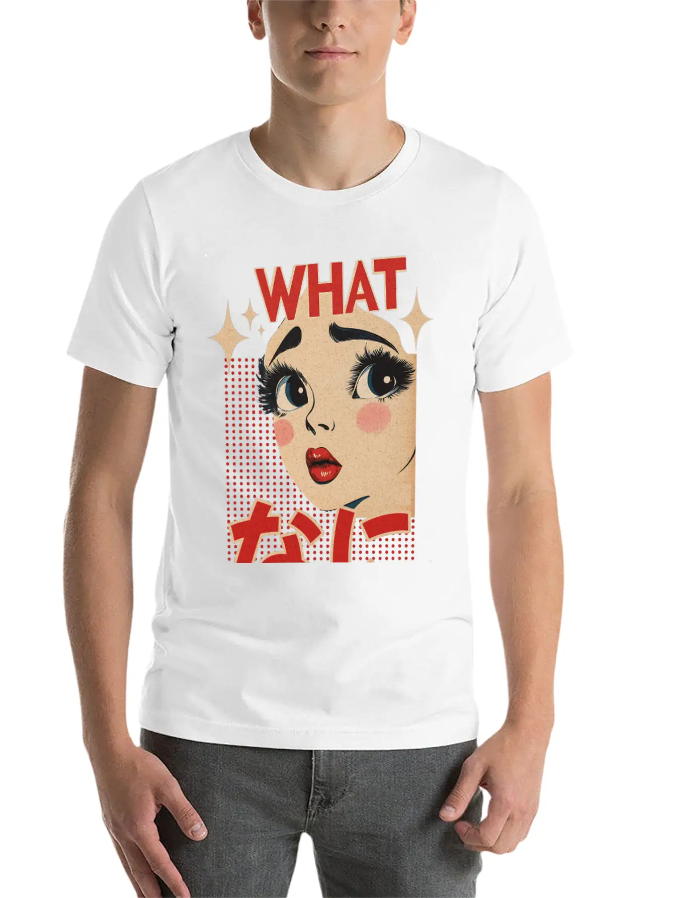 What Nani? Vintage Japanese Girl Essential Unisex Summer Tee – Soft Cotton Casual Fit