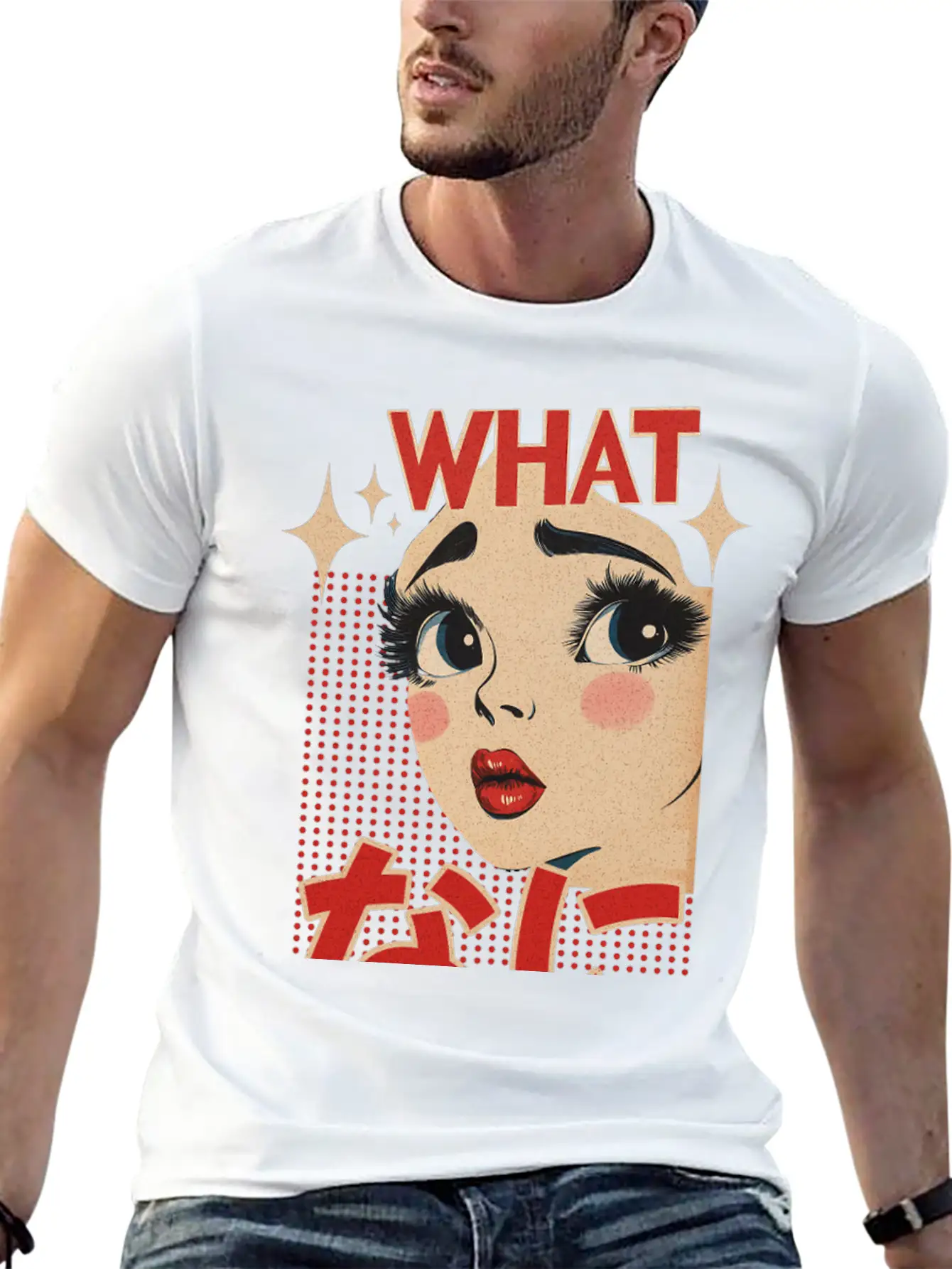 What Nani? Vintage Japanese Girl Essential Unisex Summer Tee – Soft Cotton Casual Fit