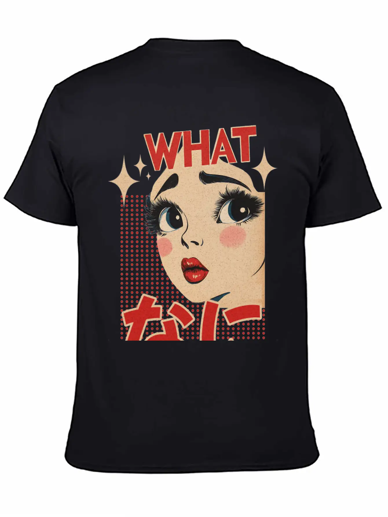 What Nani? Vintage Japanese Girl Essential Unisex Summer Tee – Soft Cotton Casual Fit