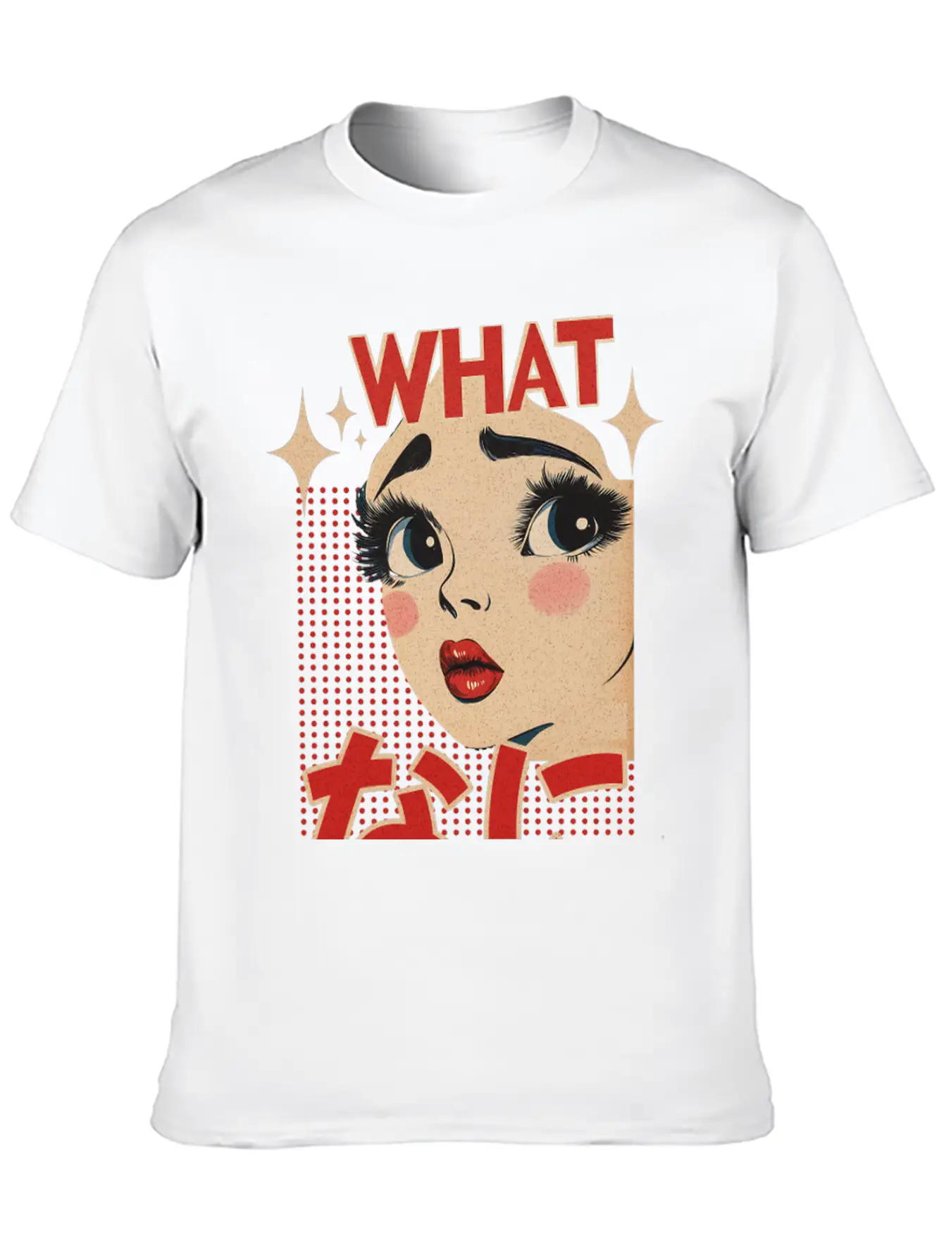 What Nani? Vintage Japanese Girl Essential Unisex Summer Tee – Soft Cotton Casual Fit