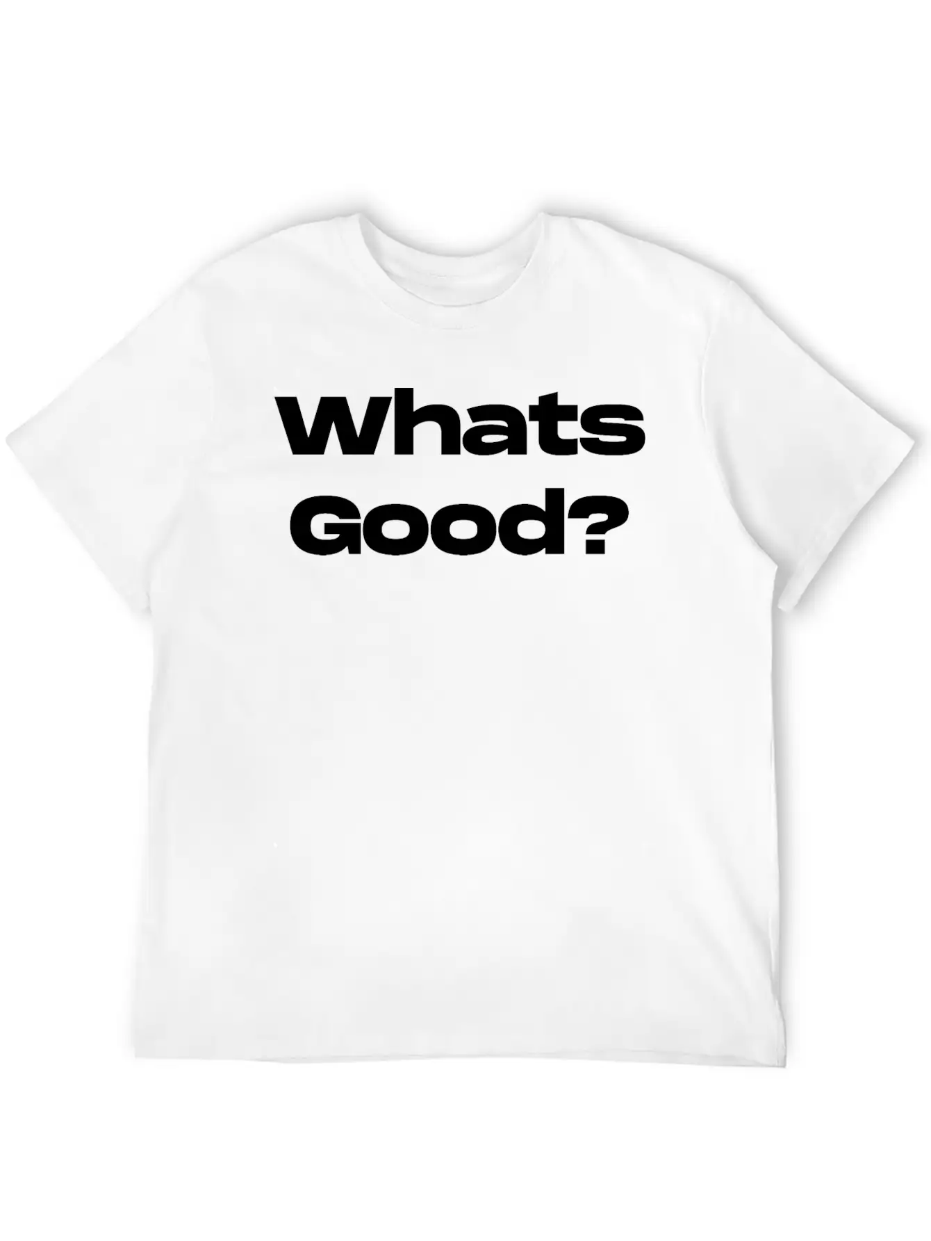 Whats Good Classic Cotton Tee – Unisex Comfort For Any Season