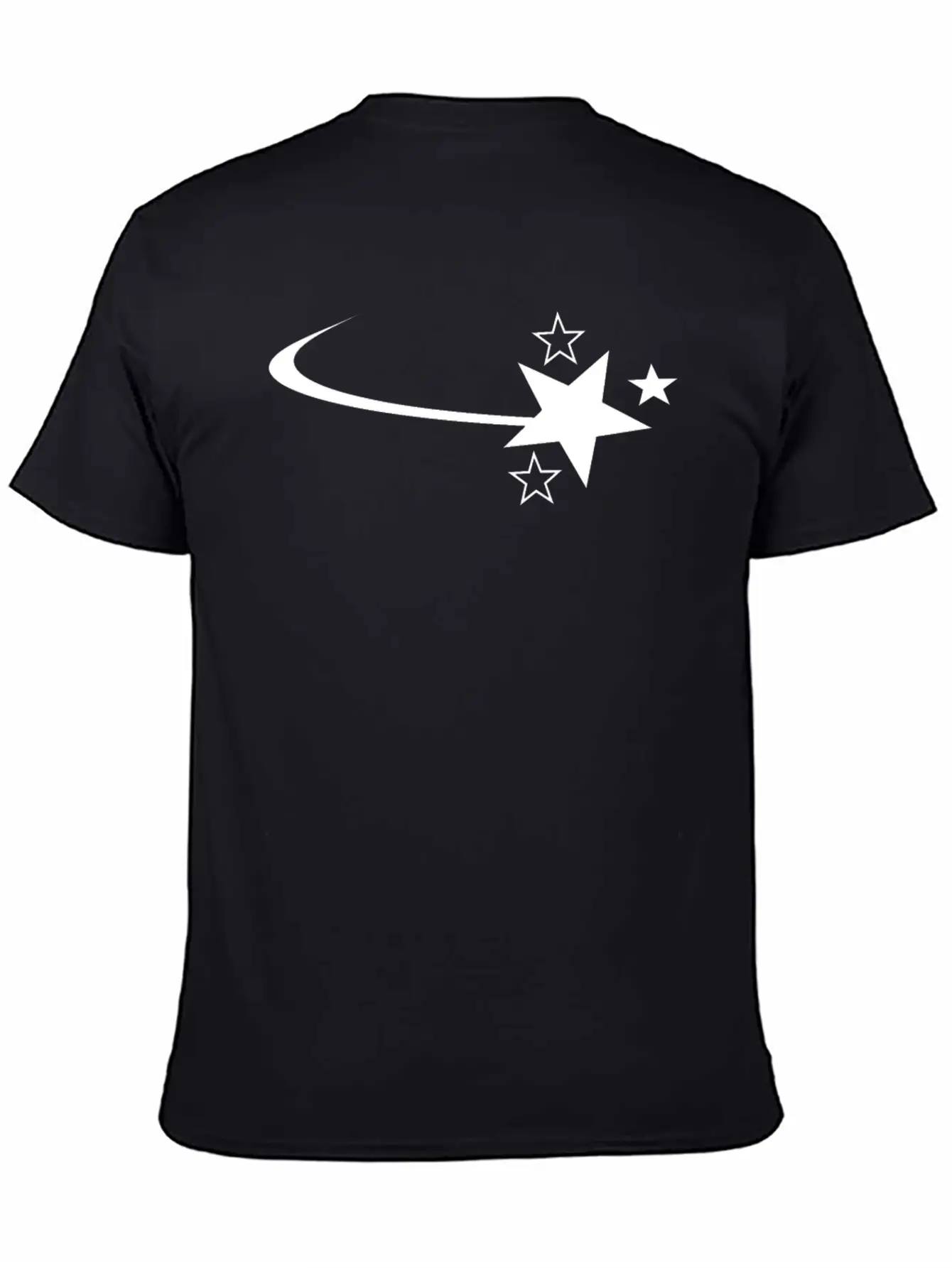 White Star Casual Graphic T-Shirt – Simple And Comfortable Daily Wear