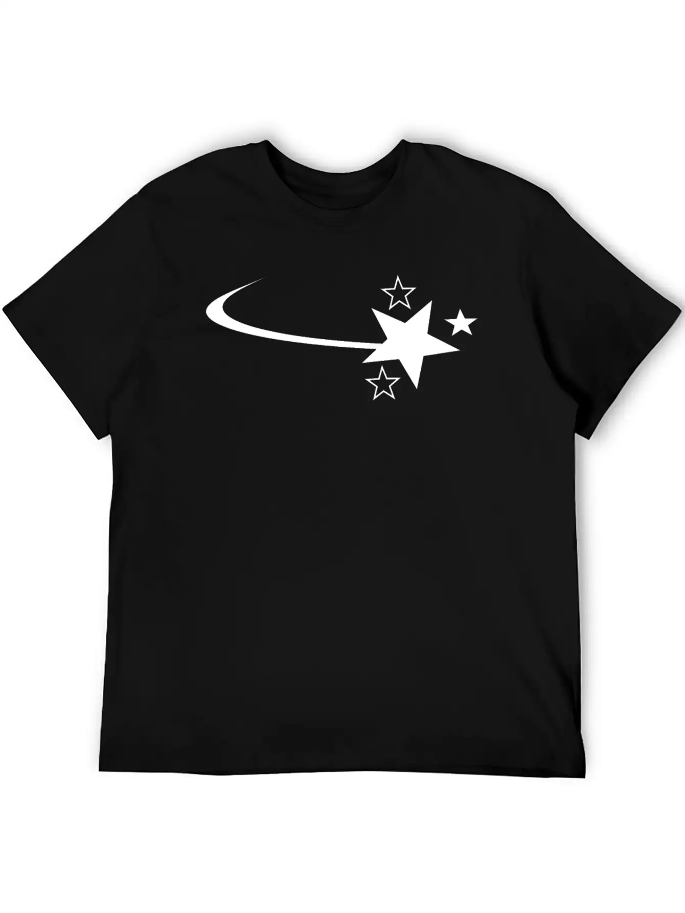 White Star Casual Graphic T-Shirt – Simple And Comfortable Daily Wear