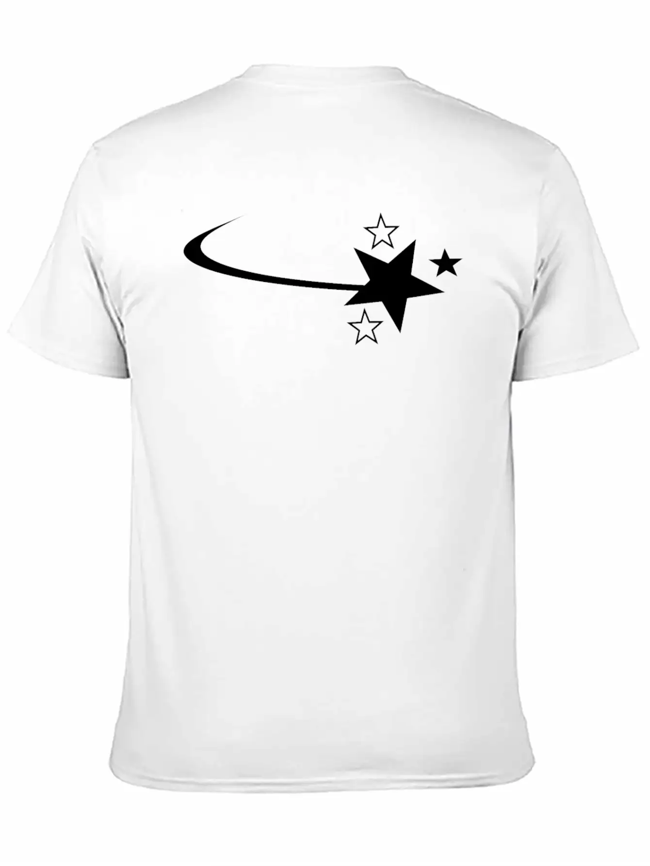 White Star Casual Graphic T-Shirt – Simple And Comfortable Daily Wear