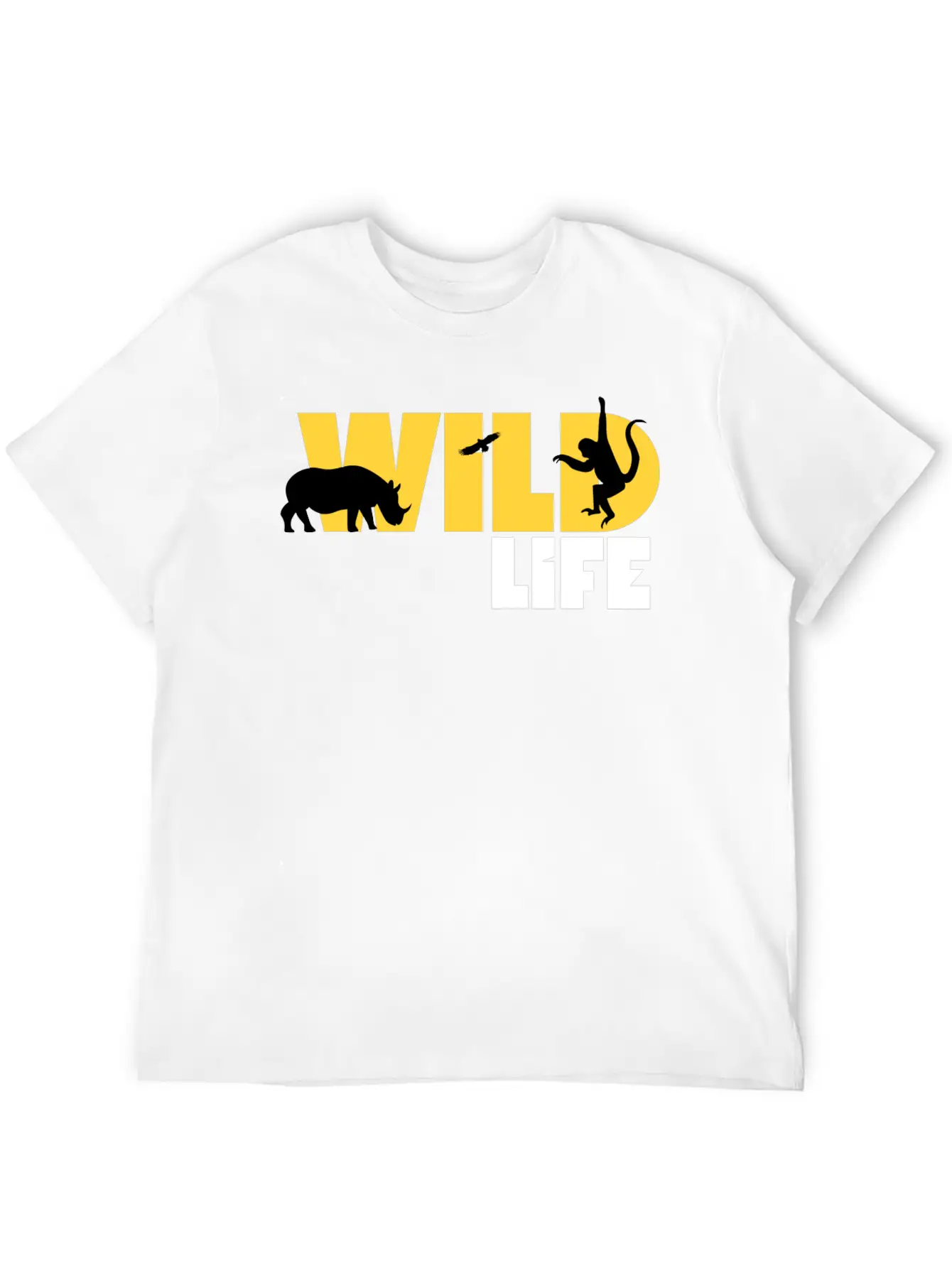 Wild Life Casual Graphic T-Shirt – Simple And Comfortable Daily Wear