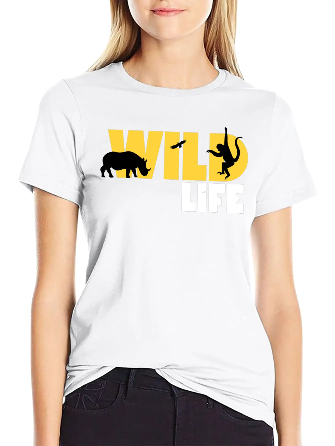 Wild Life Casual Graphic T-Shirt – Simple And Comfortable Daily Wear