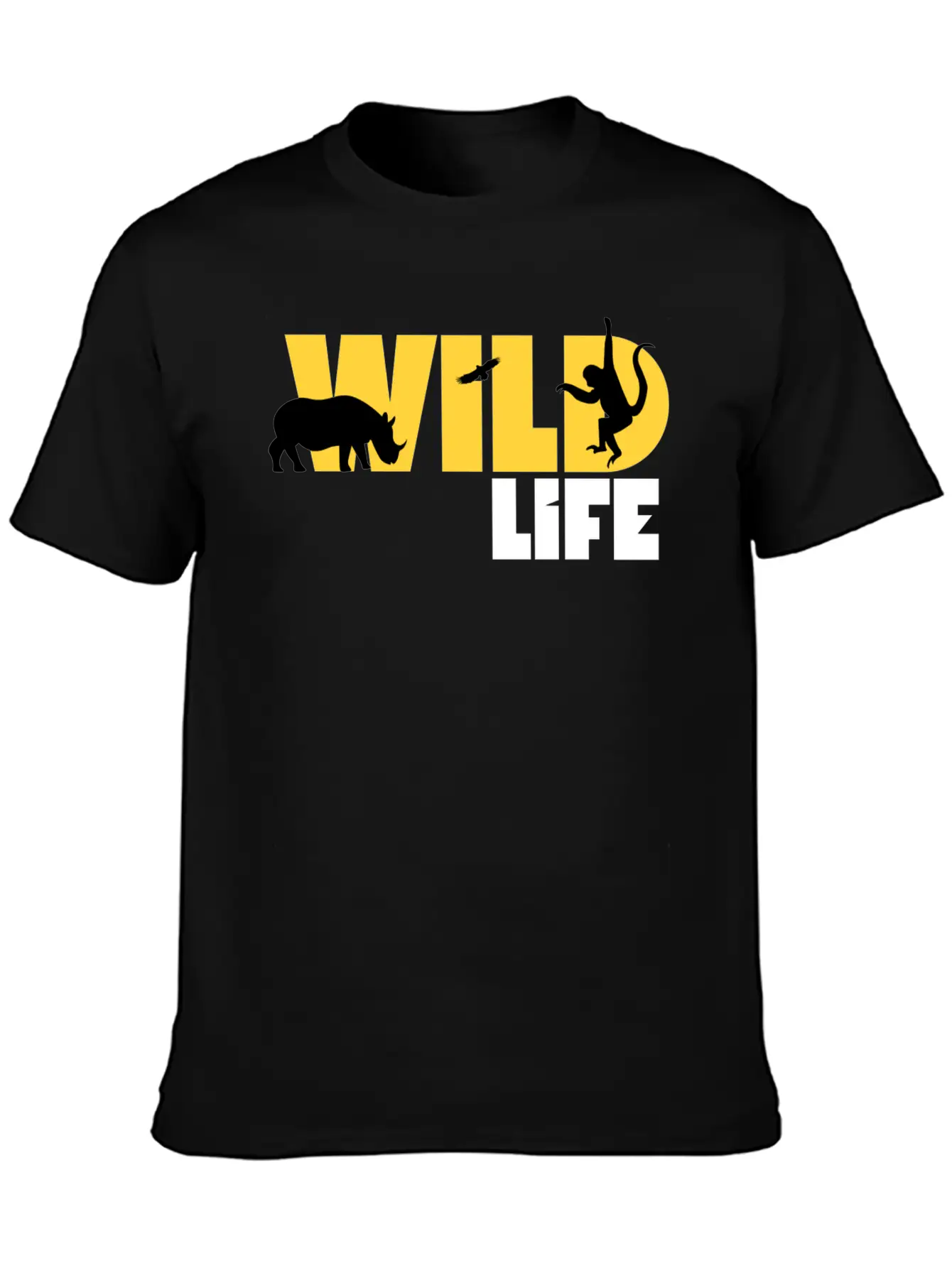 Wild Life Casual Graphic T-Shirt – Simple And Comfortable Daily Wear