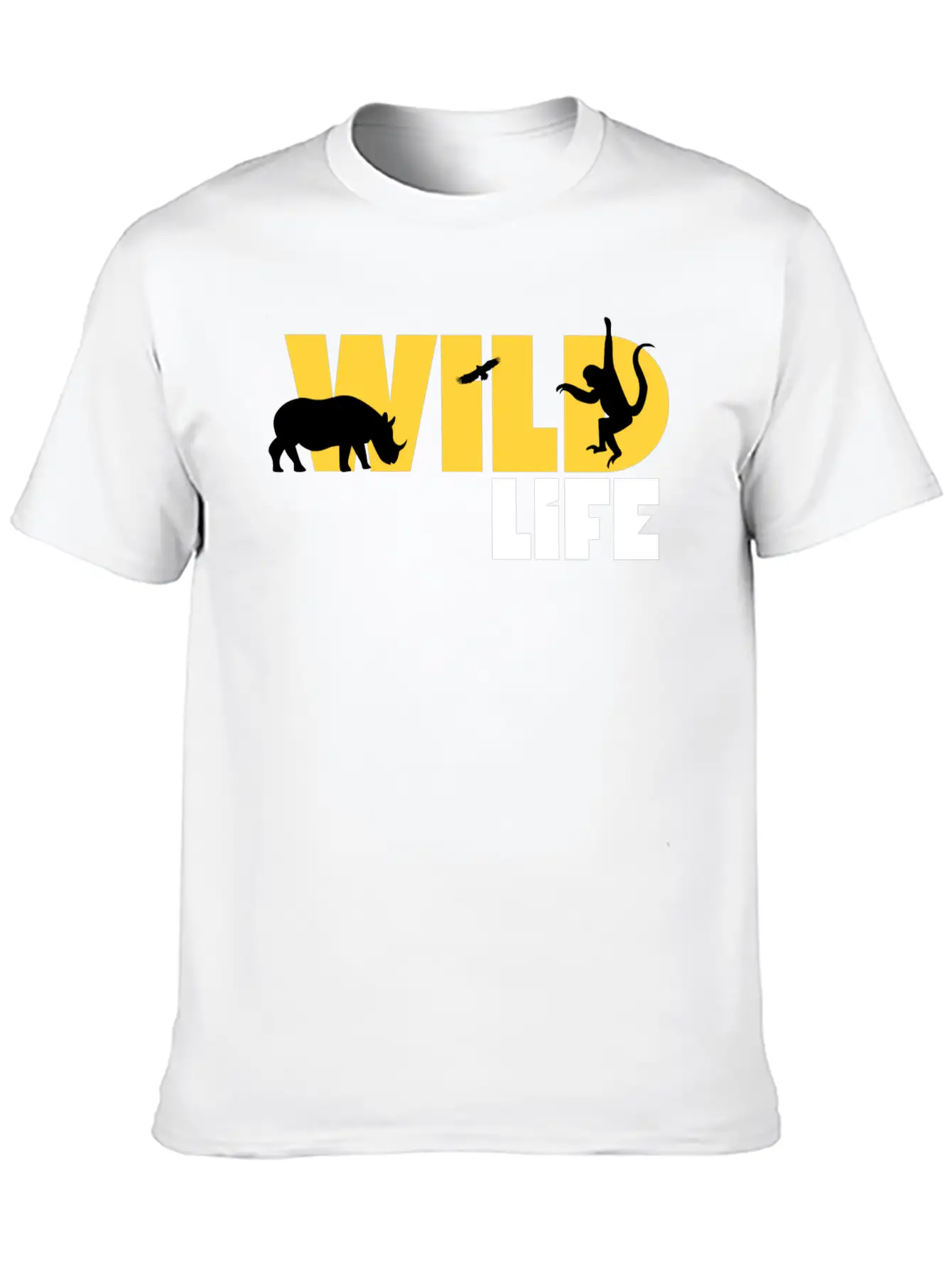 Wild Life Casual Graphic T-Shirt – Simple And Comfortable Daily Wear