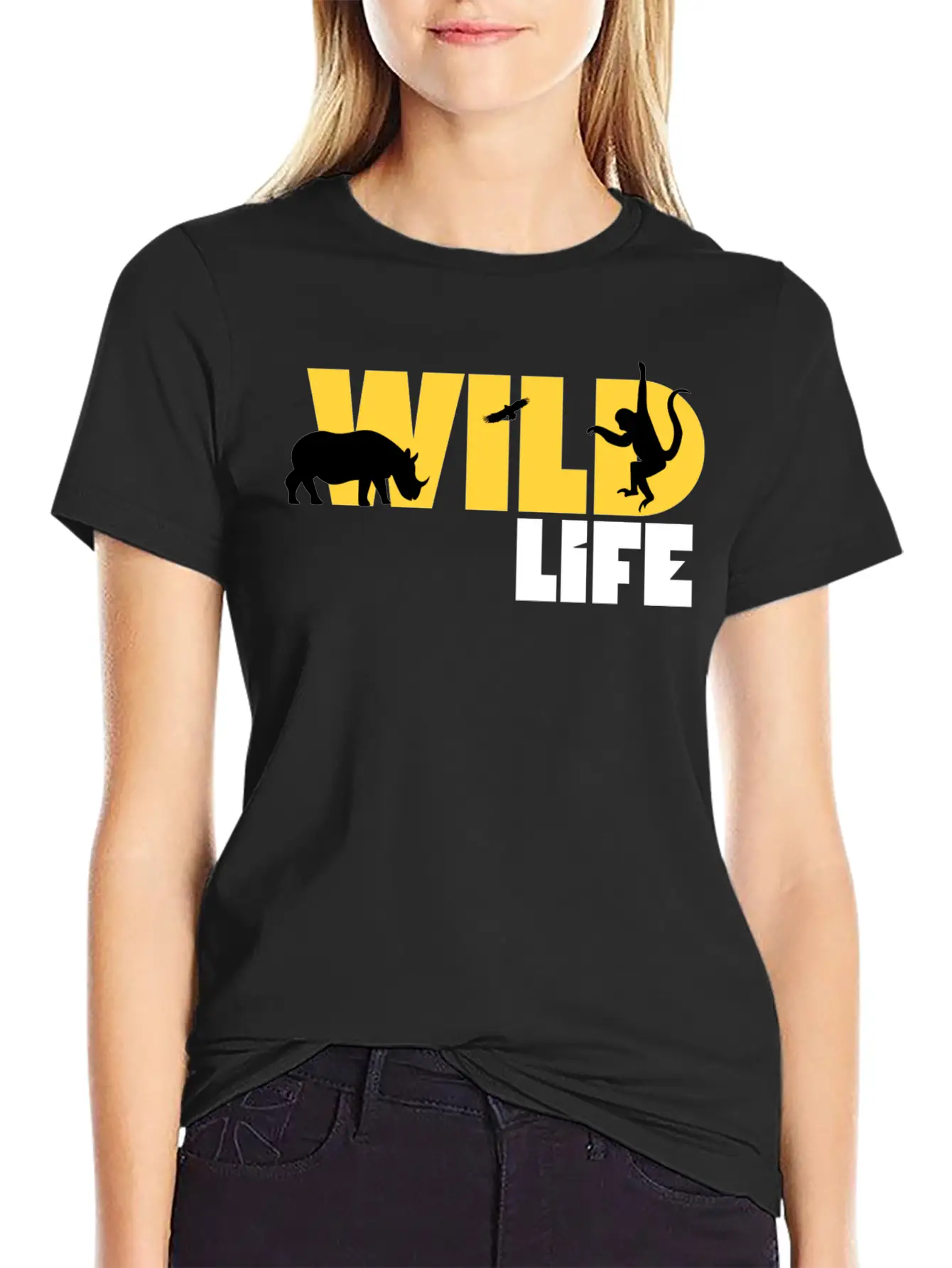 Wild Life Casual Graphic T-Shirt – Simple And Comfortable Daily Wear