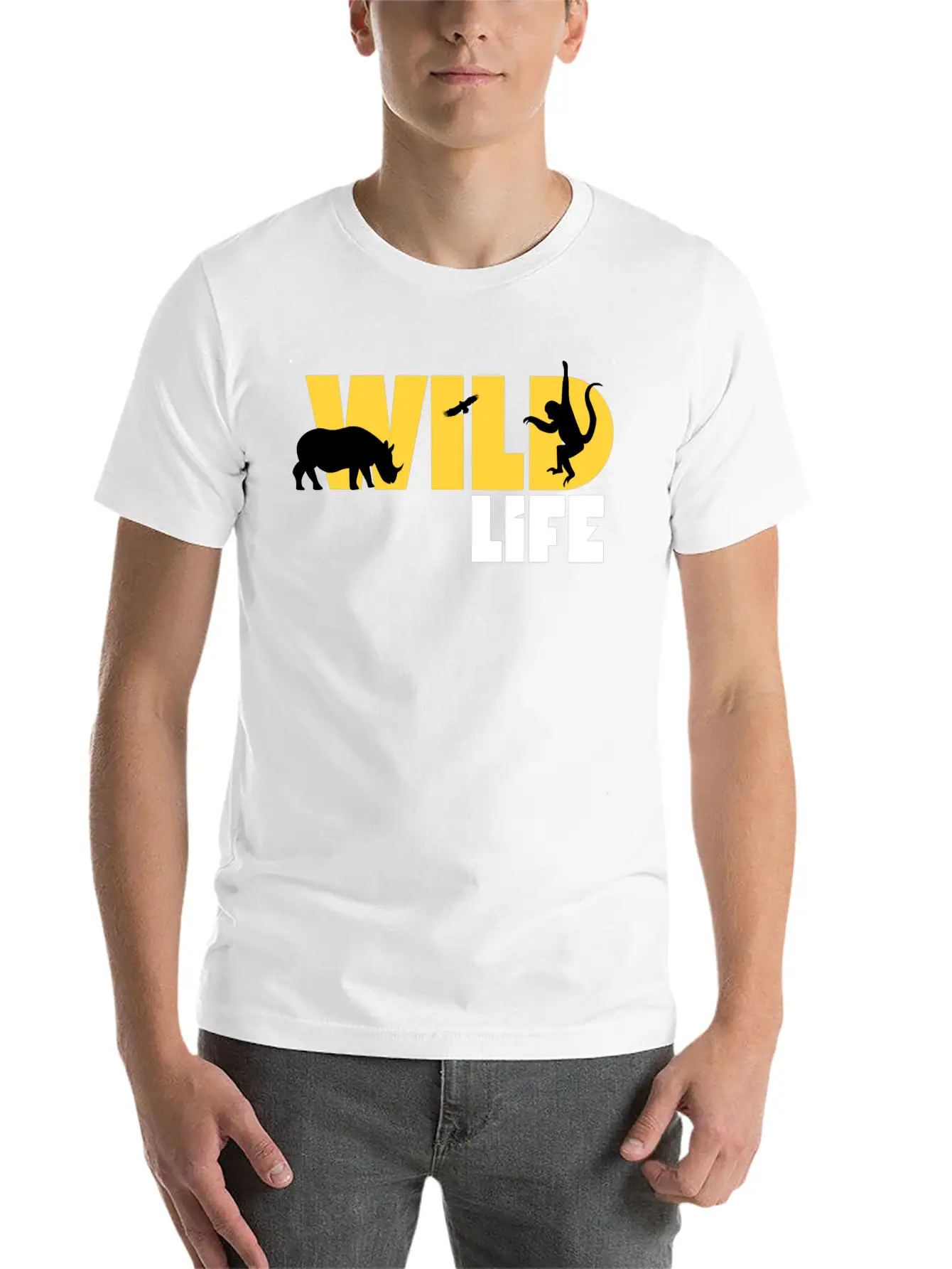 Wild Life Casual Graphic T-Shirt – Simple And Comfortable Daily Wear