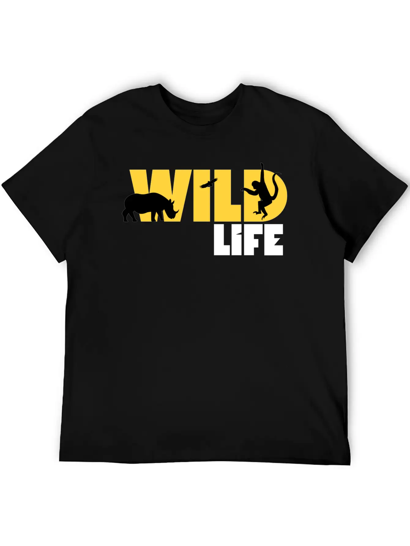 Wild Life Casual Graphic T-Shirt – Simple And Comfortable Daily Wear