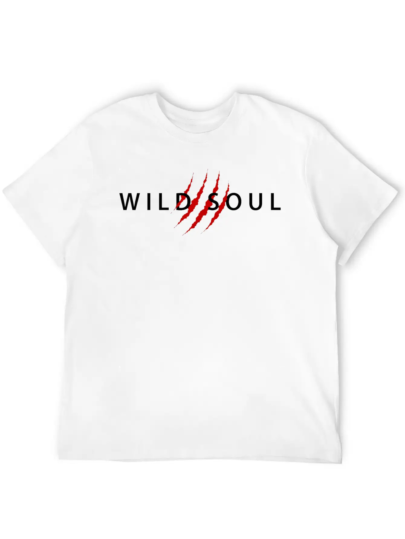 WILD SOUL Black Version Classic Cotton Tee – Unisex Comfort For Any Season