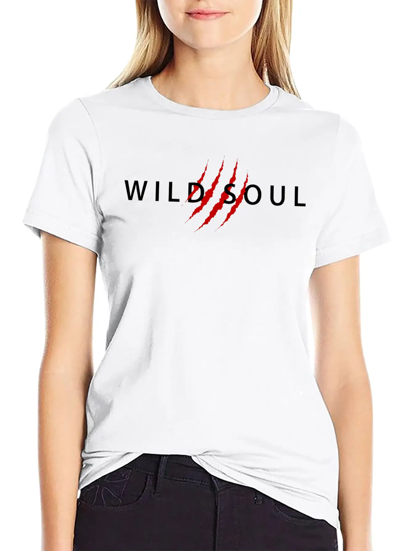 WILD SOUL Black Version Classic Cotton Tee – Unisex Comfort For Any Season