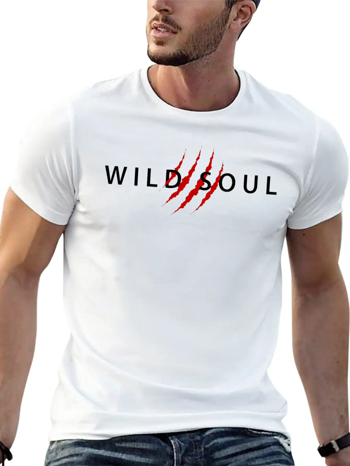 WILD SOUL Black Version Classic Cotton Tee – Unisex Comfort For Any Season