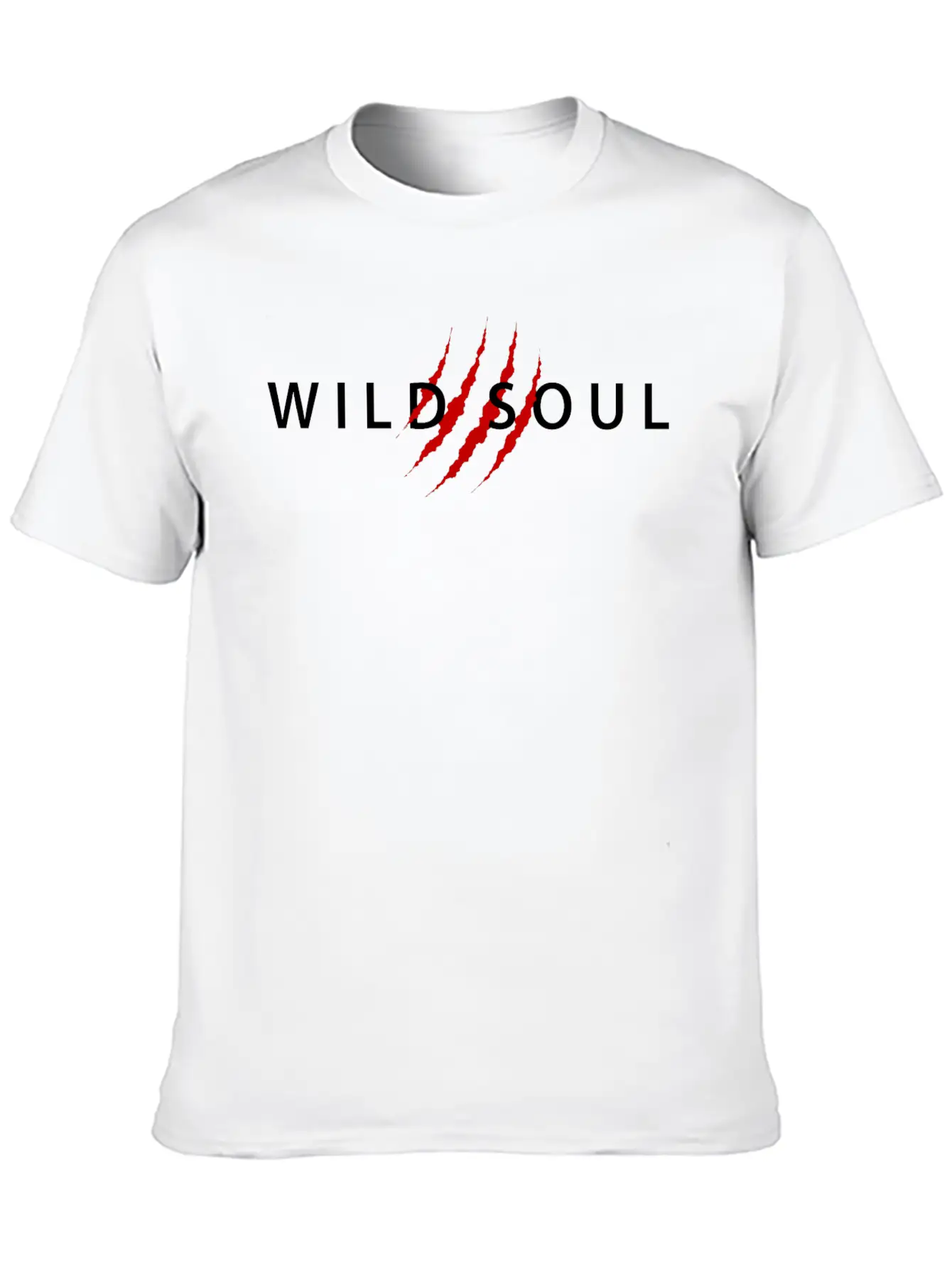 WILD SOUL Black Version Classic Cotton Tee – Unisex Comfort For Any Season