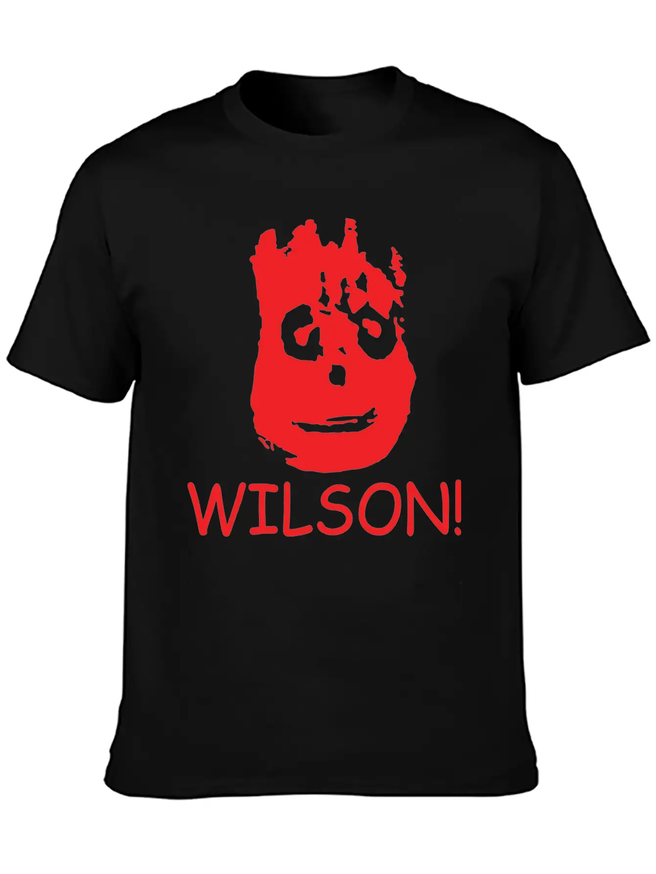 WILSON FUNNY RETRO MOVIE CASTAWAY FILM CLASSIC Casual Graphic T-Shirt – Simple And Comfortable Daily Wear