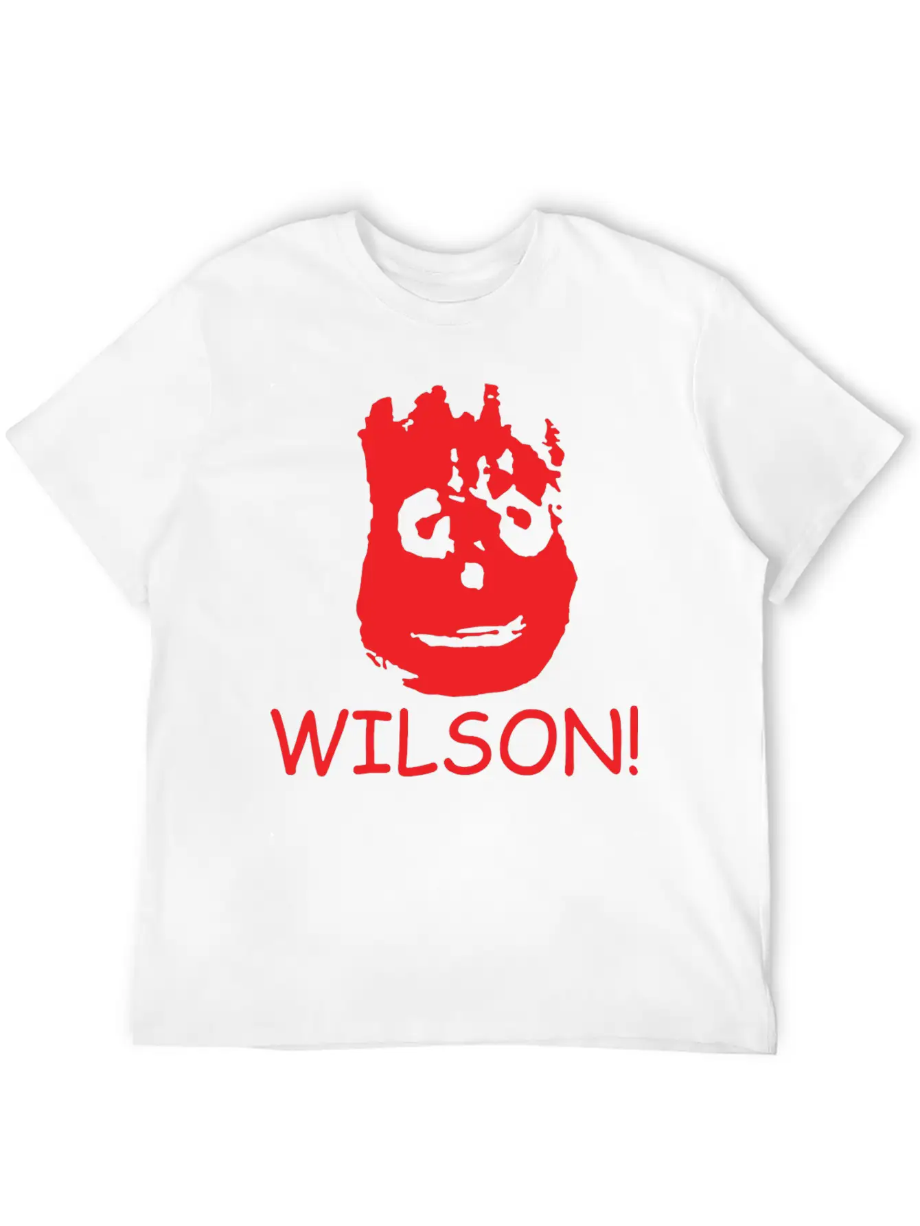 WILSON FUNNY RETRO MOVIE CASTAWAY FILM CLASSIC Casual Graphic T-Shirt – Simple And Comfortable Daily Wear