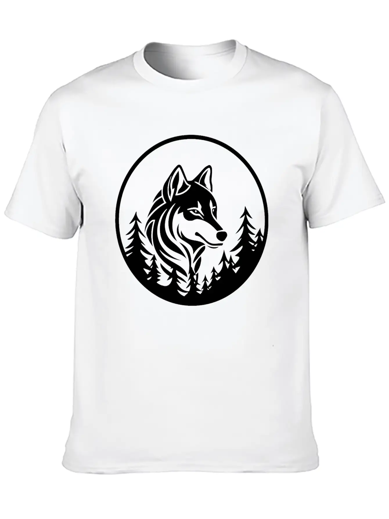 Wolf Essential Unisex Summer Tee – Soft Cotton Casual Fit