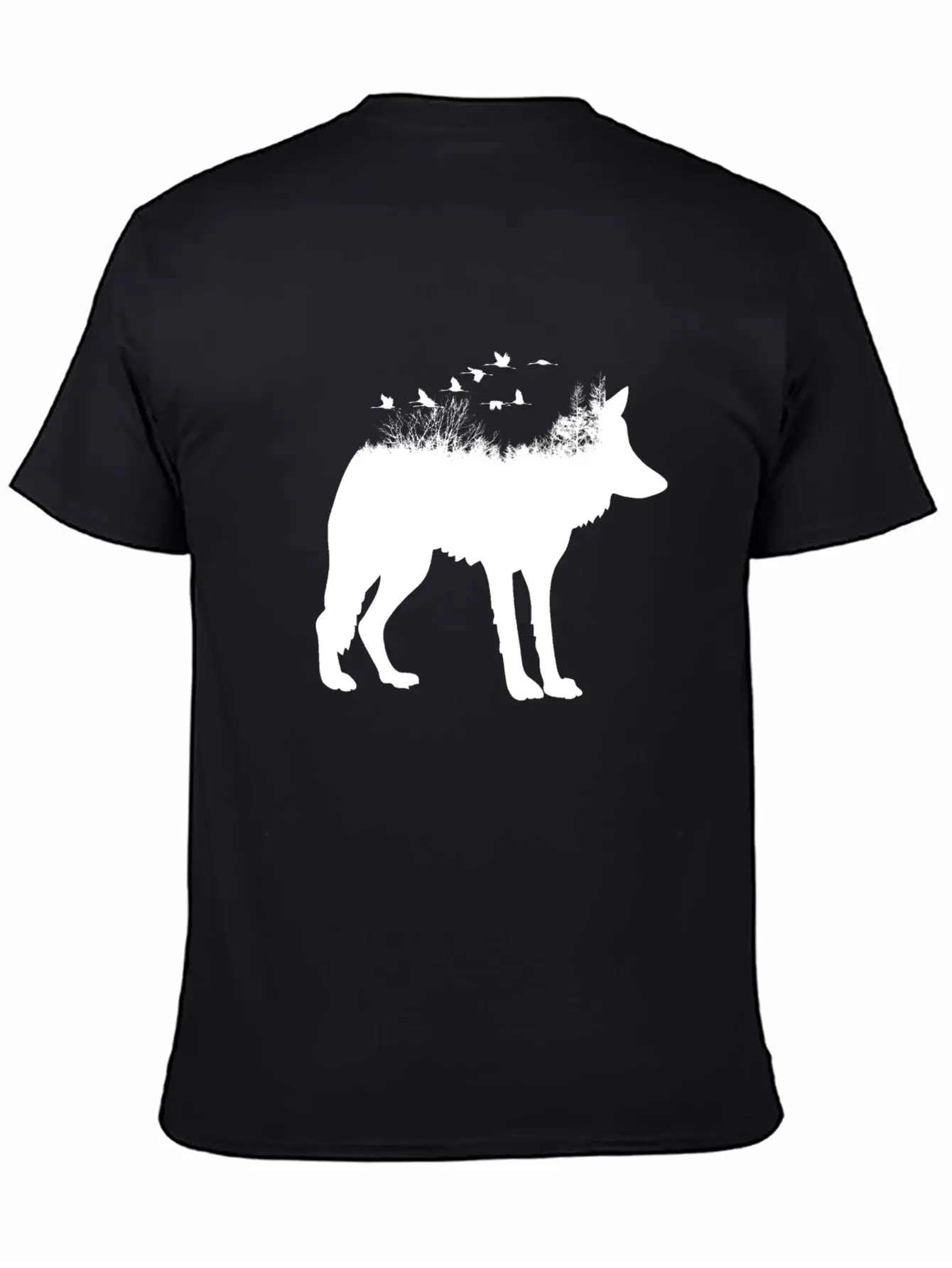 Wolf Forest Casual Graphic T-Shirt – Simple And Comfortable Daily Wear
