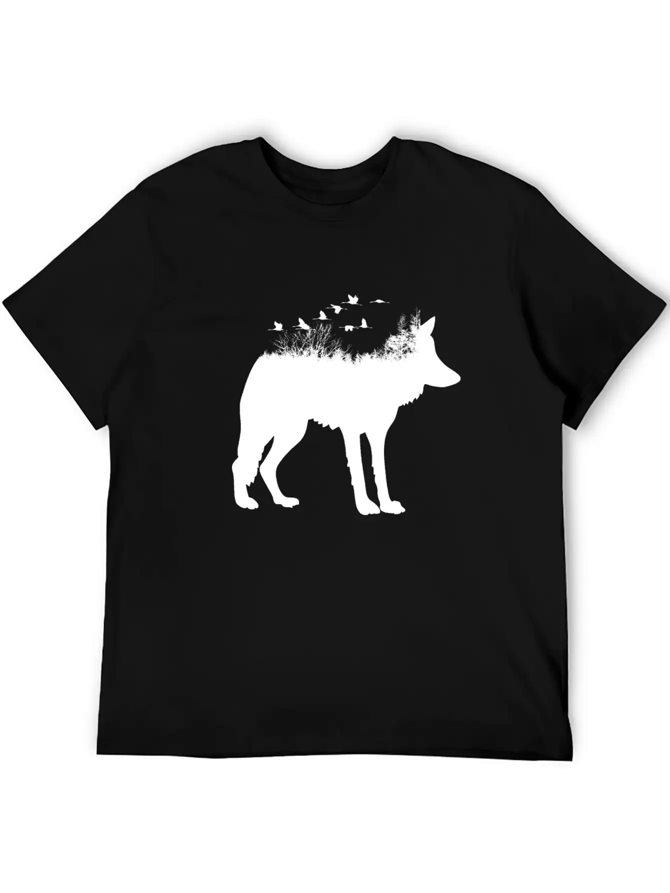 Wolf Forest Casual Graphic T-Shirt – Simple And Comfortable Daily Wear